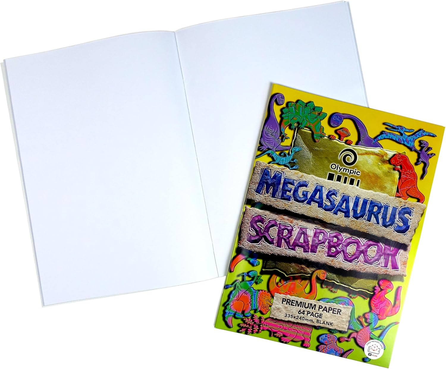 Olympic Scrapbook Megasaurus 90Gsm 335X240Mm 64 Pages image number 6