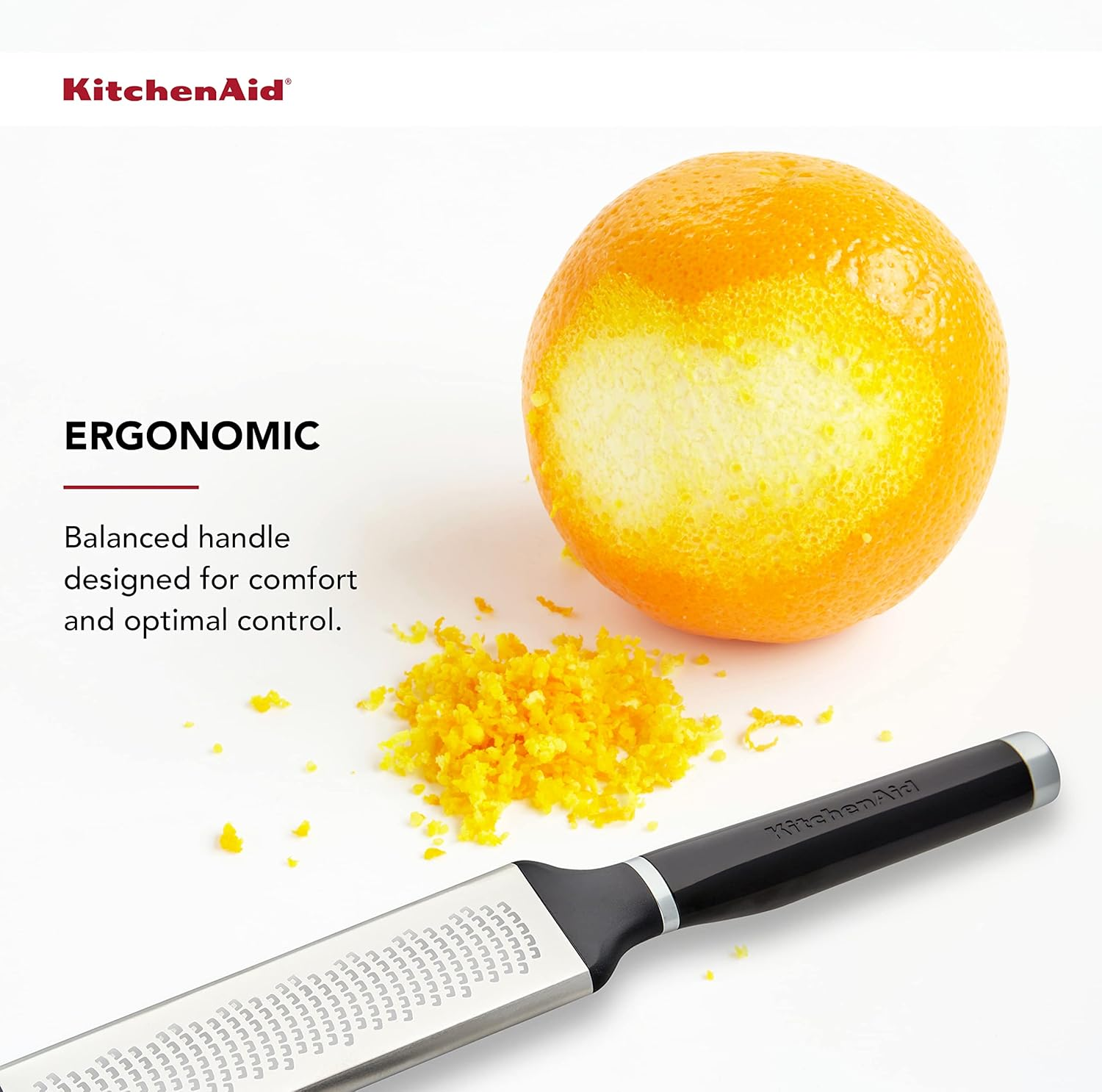 Kitchenaid KE321OHOBA Classic Etched Fine Grater, One Size, Black 2 image number 5