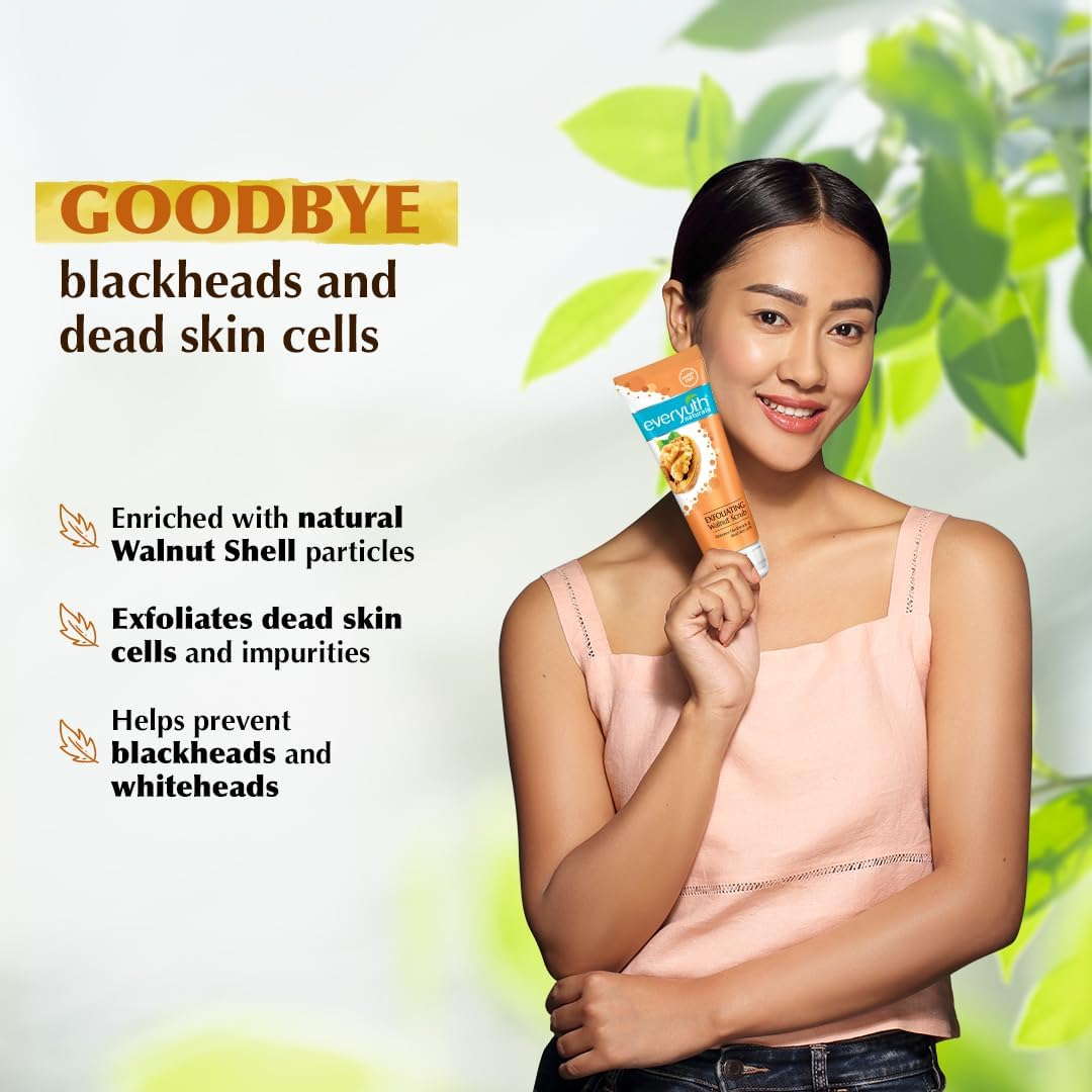 Walnut Exfoliating Scrub Nano Multi-Vita & Walnut Shell Particles (100G) image number 4