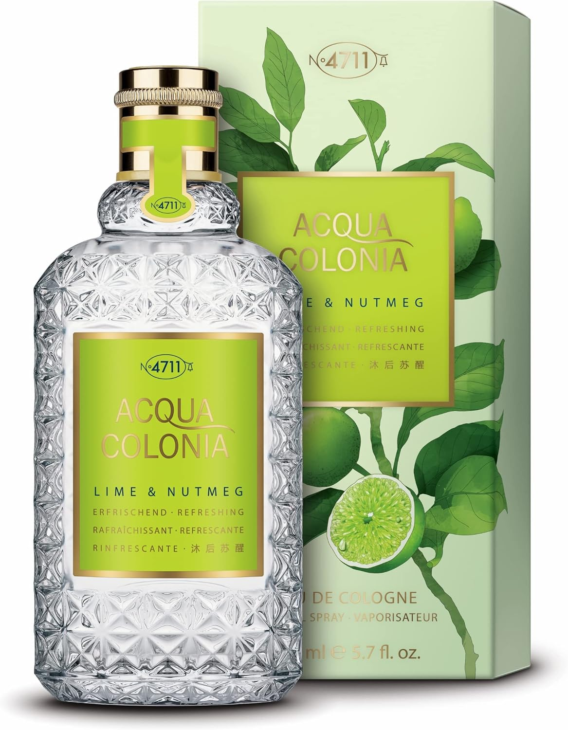 4711 Acqua Colonia Lime & Nutmeg Eau De Cologne Spray 170Ml/5.7Oz image number 3