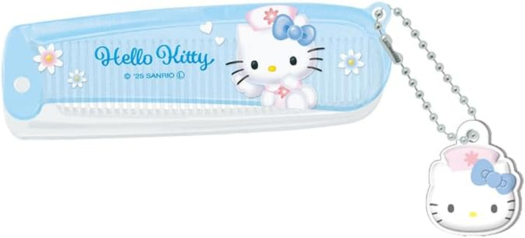 Cracks Sanrio Characters Comb Bangs Capsule Comb with Mascot, Nurse 132442