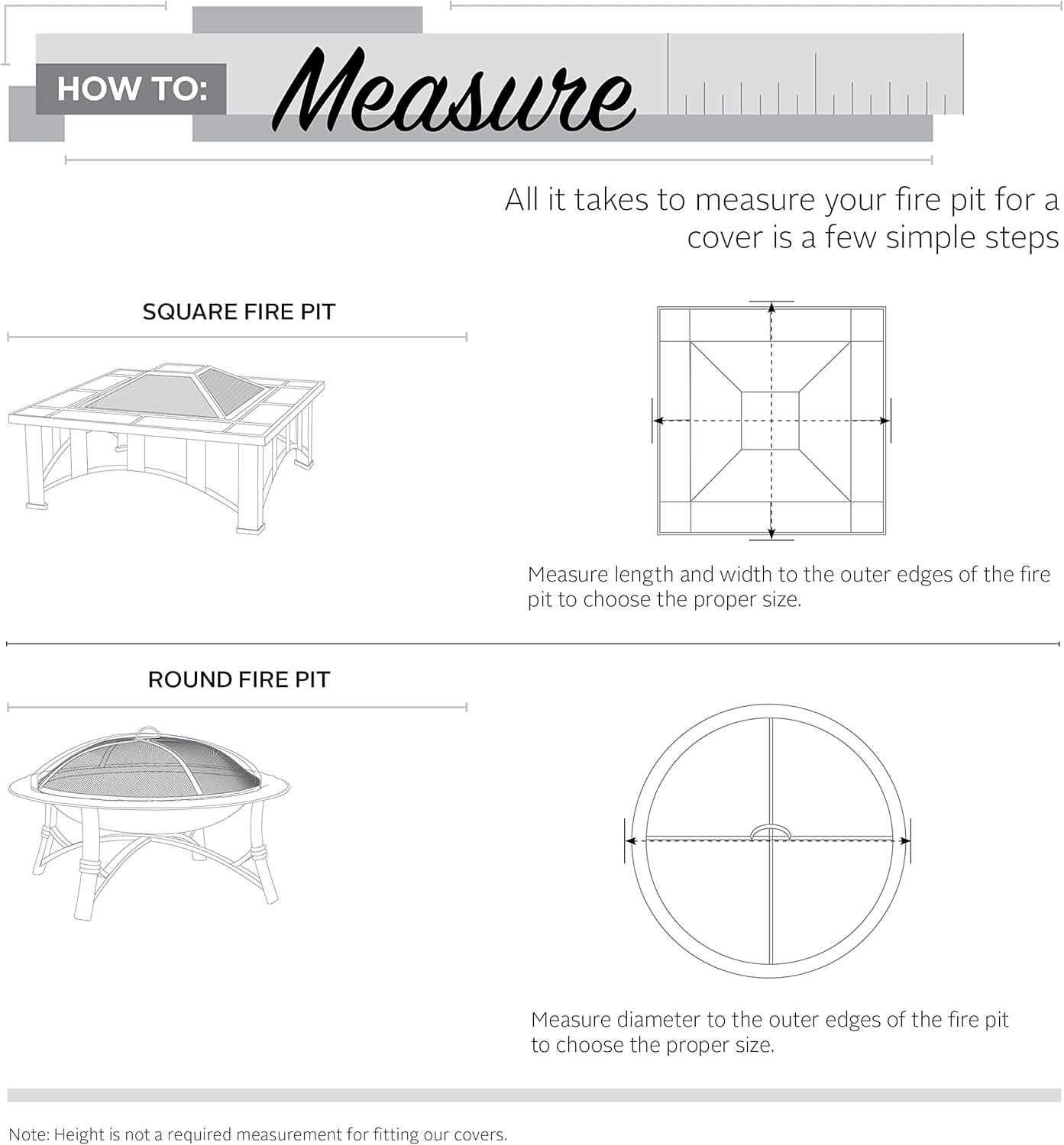 Classic Accessories Veranda Full Coverage Fire Pit Cover Pebble/Large/Round, Patio Furniture Covers image number 3