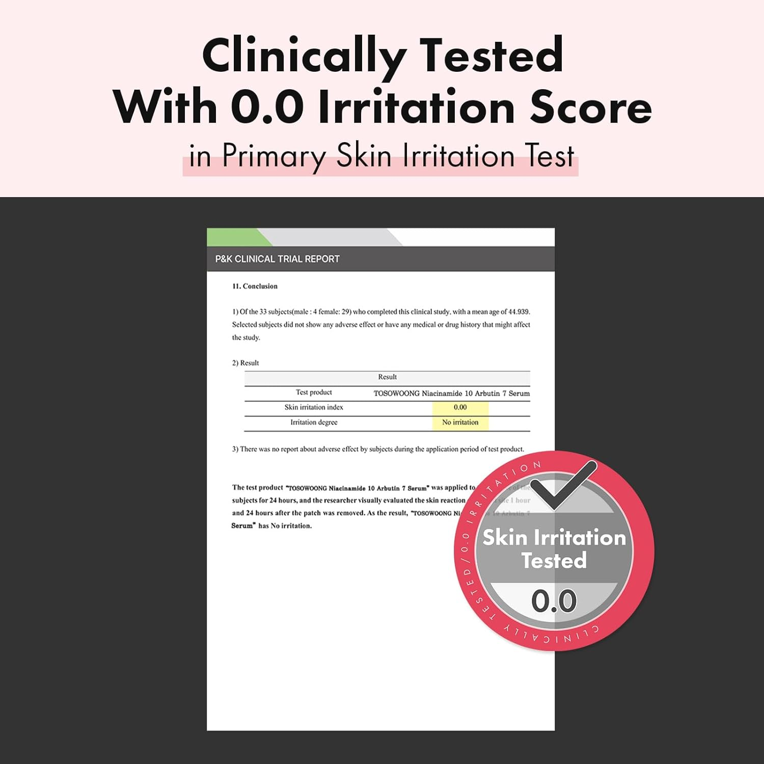 TOSOWOONG Niacinamide 10% Arbutin 7% Serum, Hyperpigmentation, Dark Spot Remover, Discoloration Correcting for Uneven Skin Tone, Glass Skin, All Skin Types, Korean Skincare, 33Ml / 1.11 Fl. Oz. image number 5