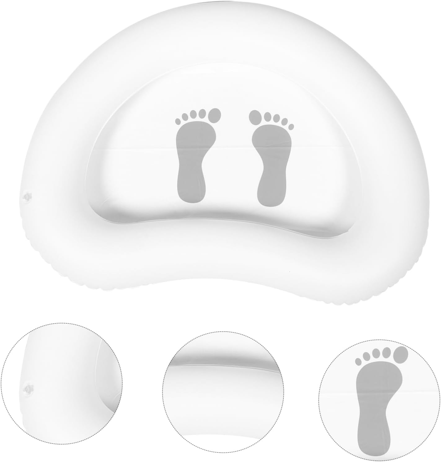 Toyvian Inflatable Spa Footbath Foot Tub Bath Soak Tub Folding Water Pool Tray for Swimming Pool Folding Wash Basin Cleaning Tool Basin Small Basin image number 5