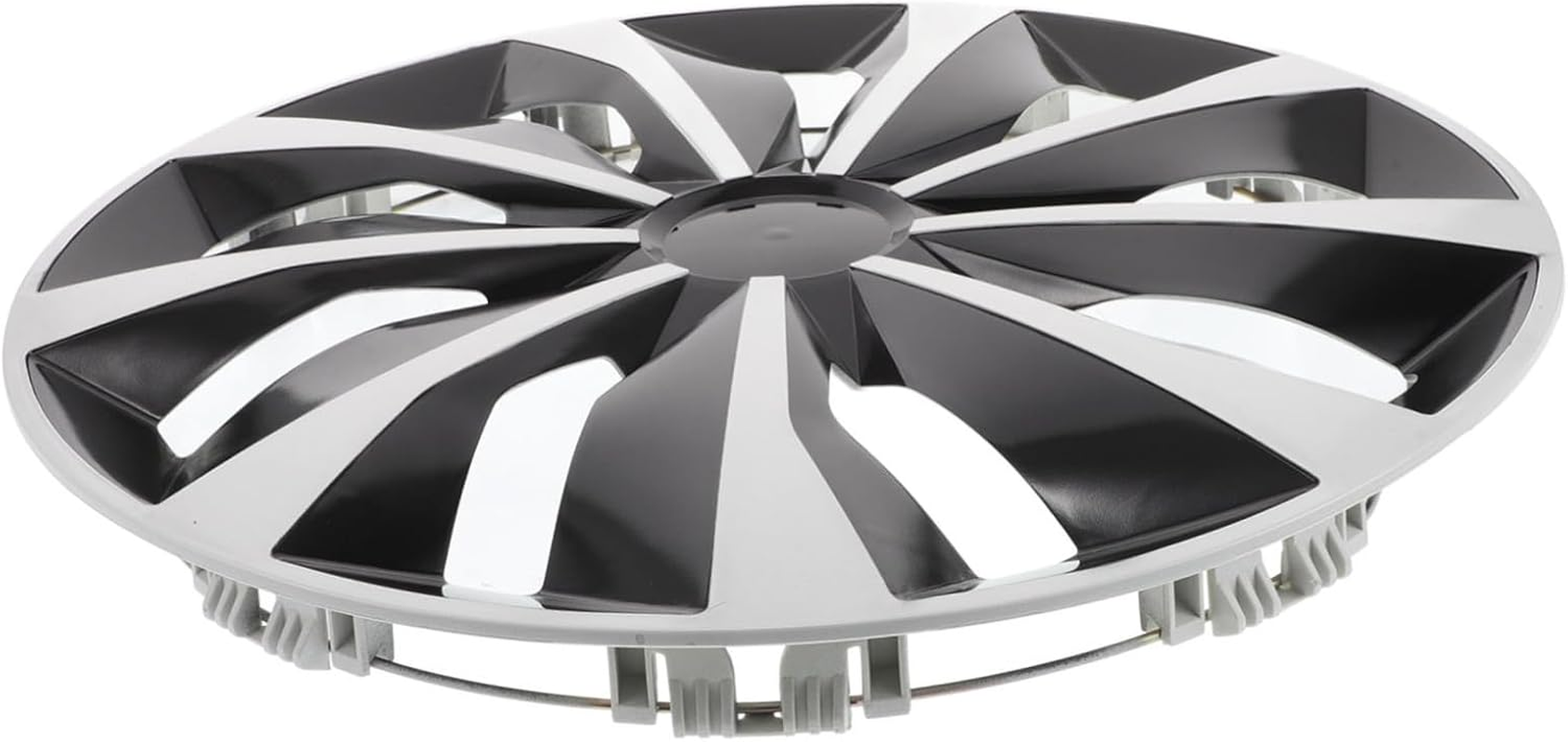 INOOMP Decorative 15-Inch Universal Wheel Cover Hubcap Rim Hubcaps Replacement White Car Wheel Hub Frame Cover for Vehicle Rims Automotive Accessories image number 5