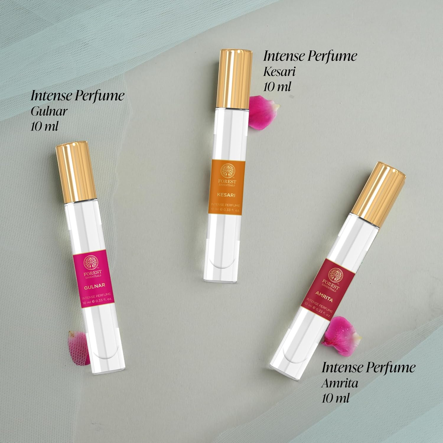 Forest Essentials Intense Perfume Selection Box | Eau De Parfum (EDP) | Intense Long Lasting Fragrance| Perfume for Women | Gifts for Women | Perfume Gift Set for Birthday