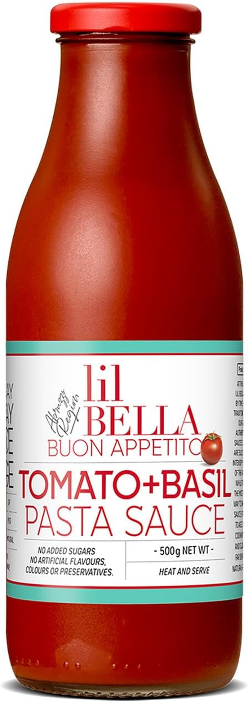 Lil Bella Ciliegino Cherry Tomato and Basil Pasta Sauce 500 G