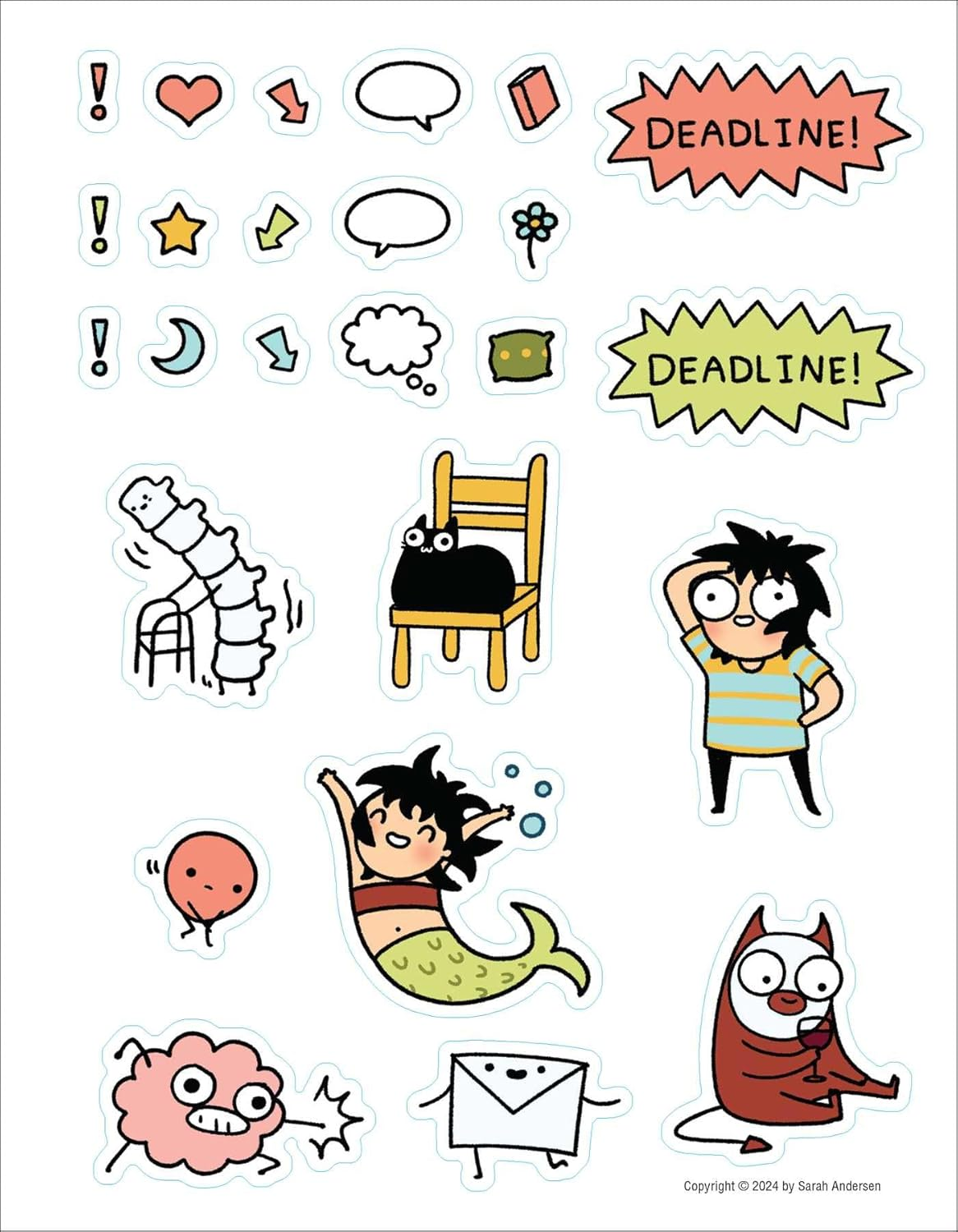 Sarah'S Scribbles 12-Month 2025 Monthly/Weekly Planner Calendar: Get It Together! image number 1