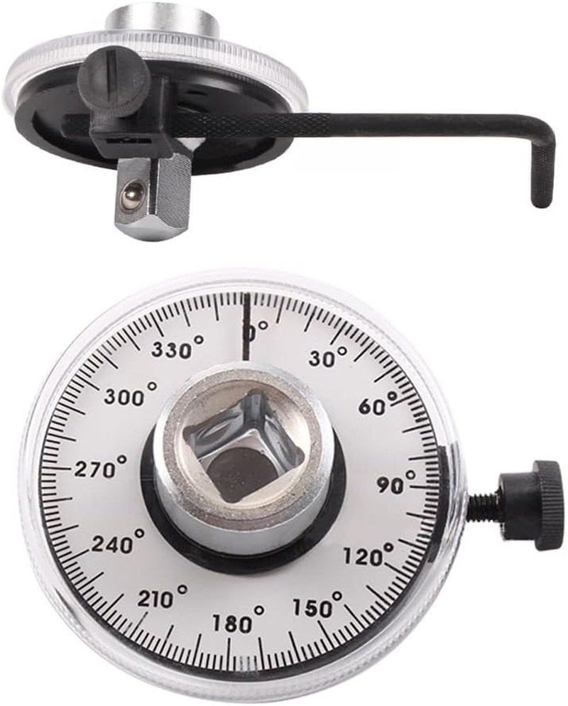 1Pcs Angular Torque Gauge, 1/2" Drive 360 Degree Adjustable Torque Meter Wrench Set, Measure Gauge Wrench image number 2