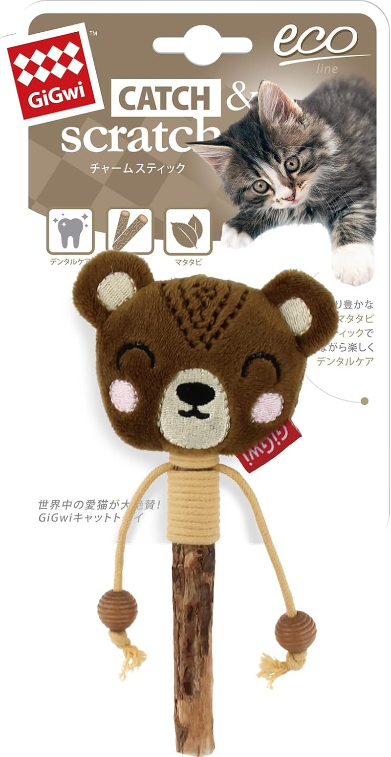 Gigwi Cat Toy Catatabi Toy Charm Stick Lion
