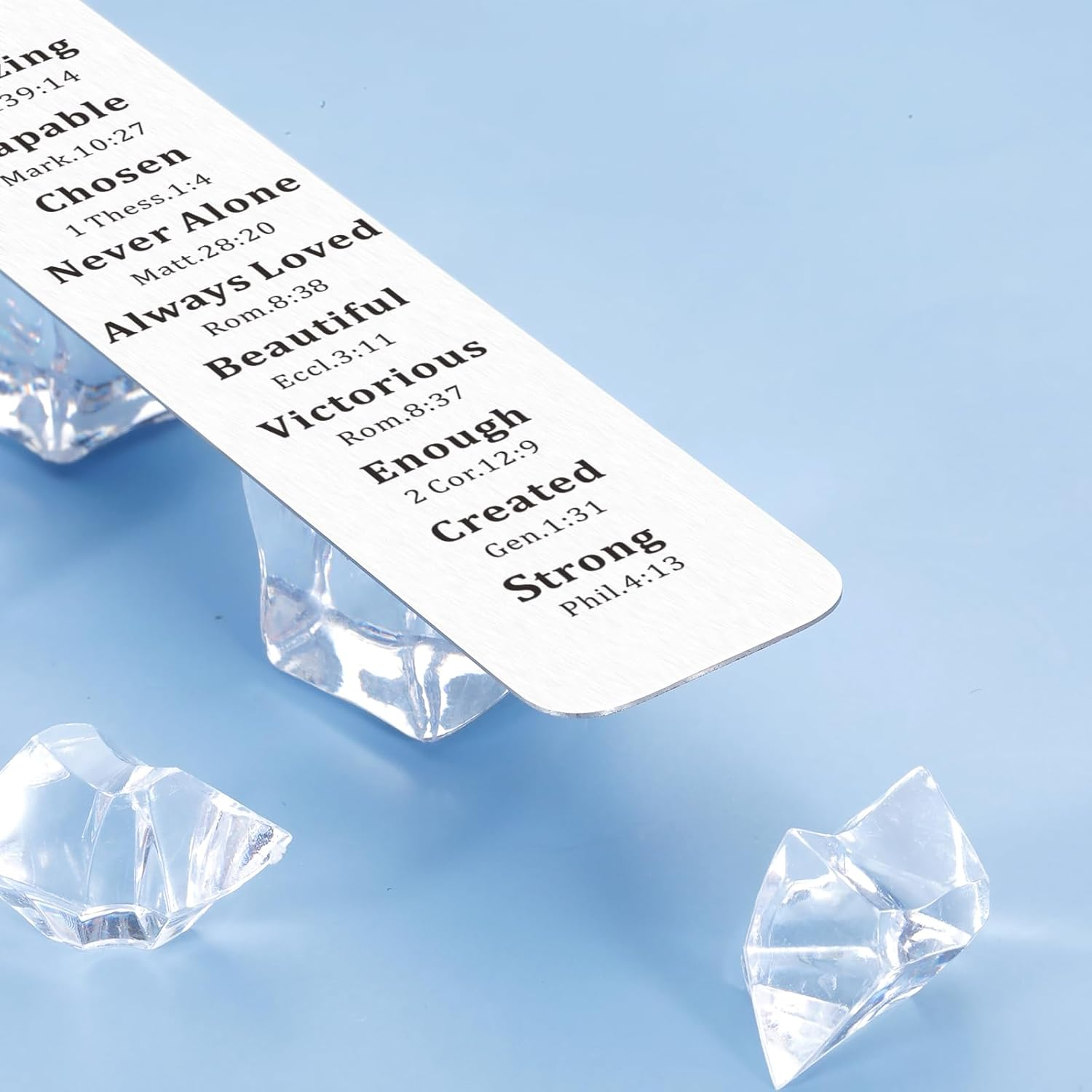 Bible Lovers Gifts Religious Christian Gifts First Communion Gifts for Girls Baptism Gifts for Teen Girls Boys Christen Bookmarks for Women Men Graduation Gifts for Friend Separadores De Libros image number 5