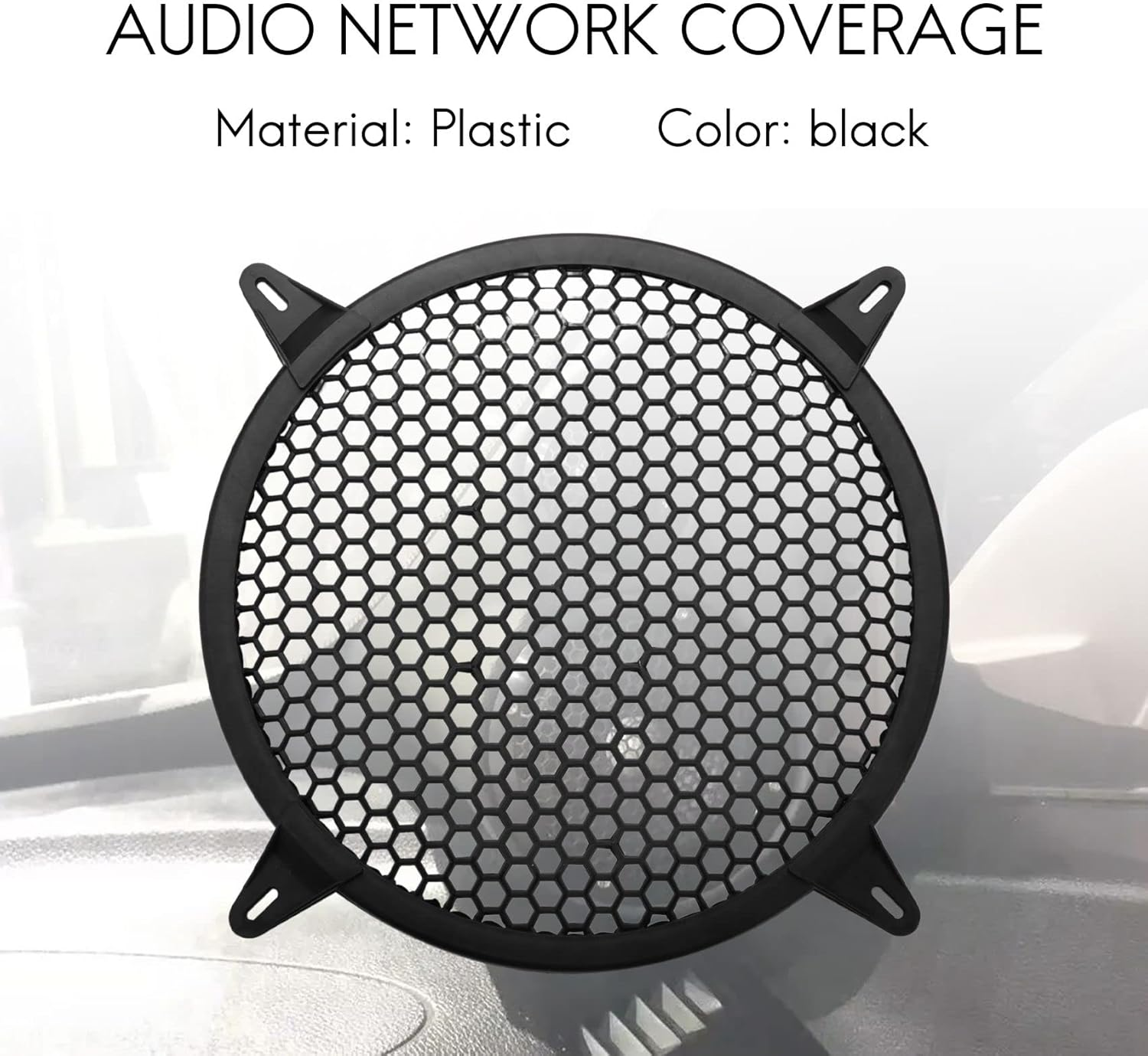 Subwoofer Grid Car Speaker Amplifier Grill Cover Mesh - 10 Inch image number 3
