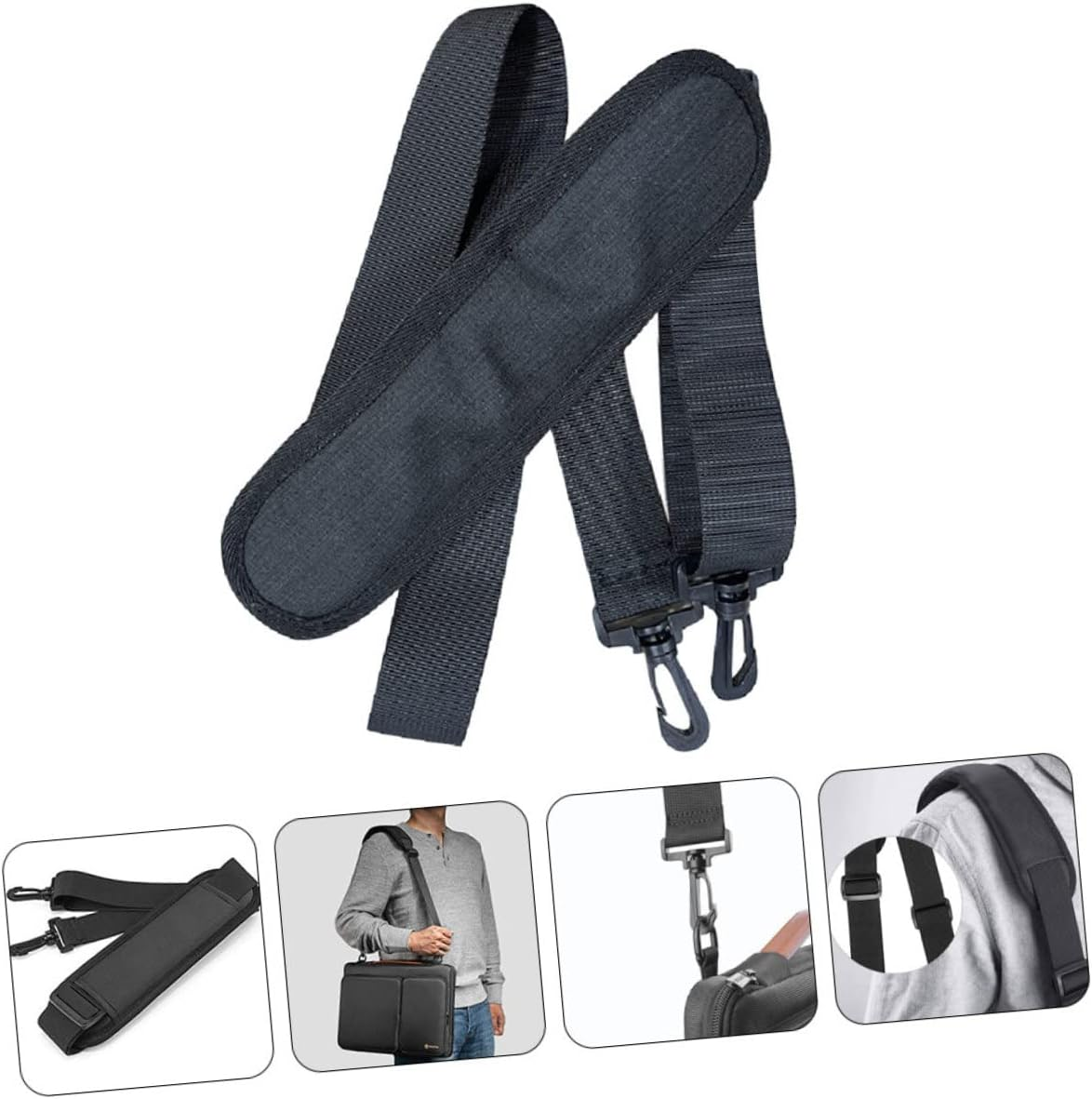 Gatuida 2Pcs Golfing Bag Shoulder Strap Adjustable Replacement Hook for Backpack Strap Buckle image number 1