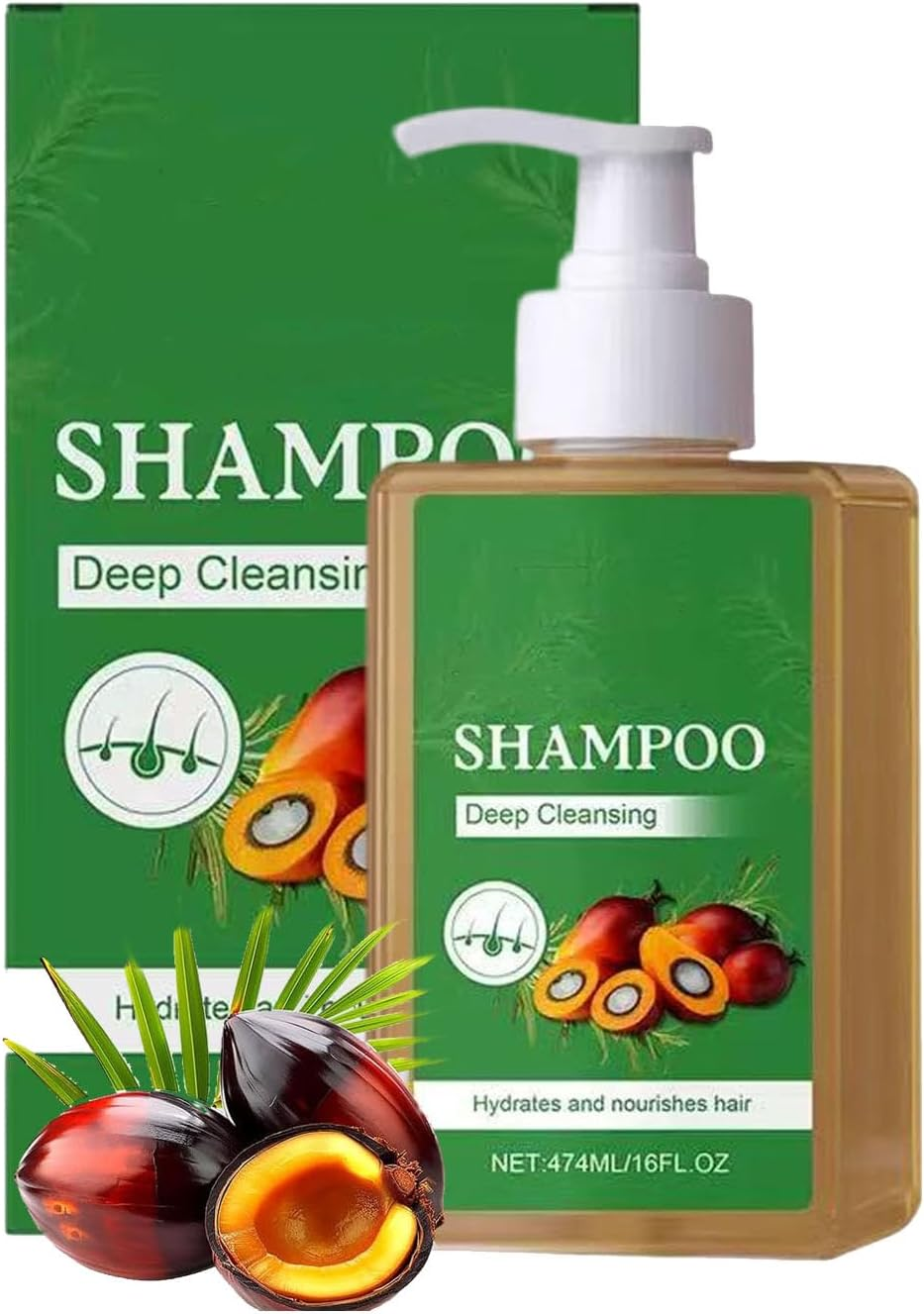 Batanas Oil Shampoo, Moisturizes Batanas Oil, Hair Care Shampoos for Hair Growth, Eliminates Split Ends Repairs Damaged H/Air, Denser Fuller Healthier H/Air for Men Women (1PCS)