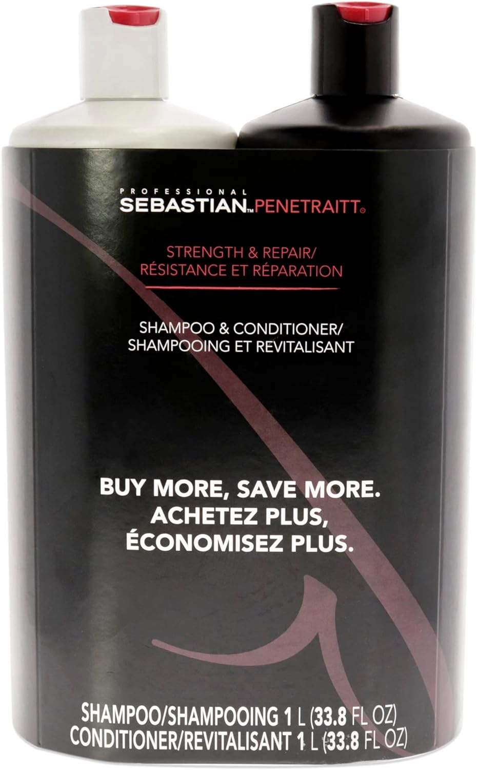 Sebastian Penetraitt Strength and Repair Duo for Unisex 2 Pc 33.8Oz Shampoo, 33.8Oz Conditioner