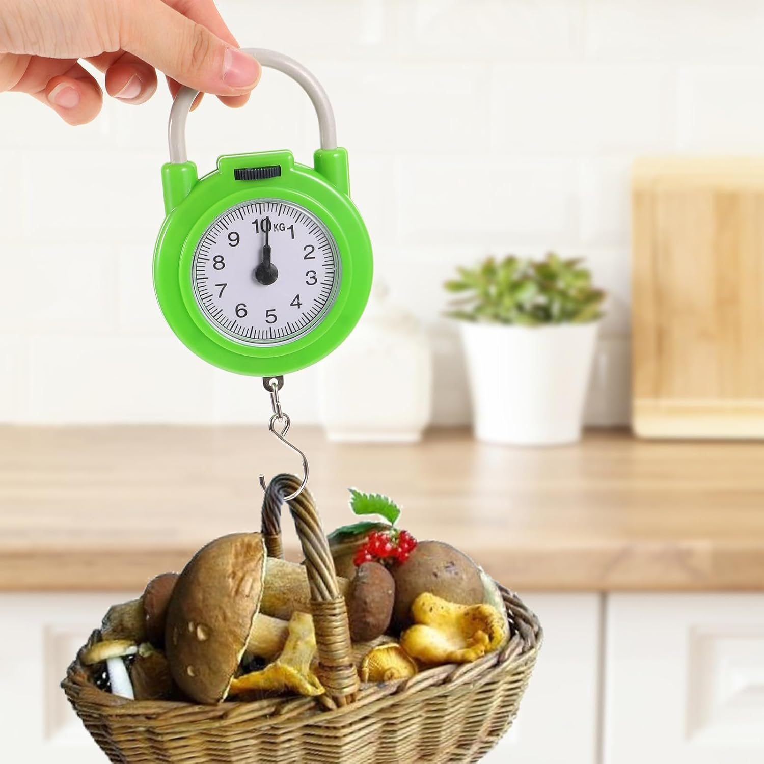 Abaodam Portable Spring Scale for Luggage Weight Manual Travel Suitcase Scale High Precision Small for Easy Carry image number 5