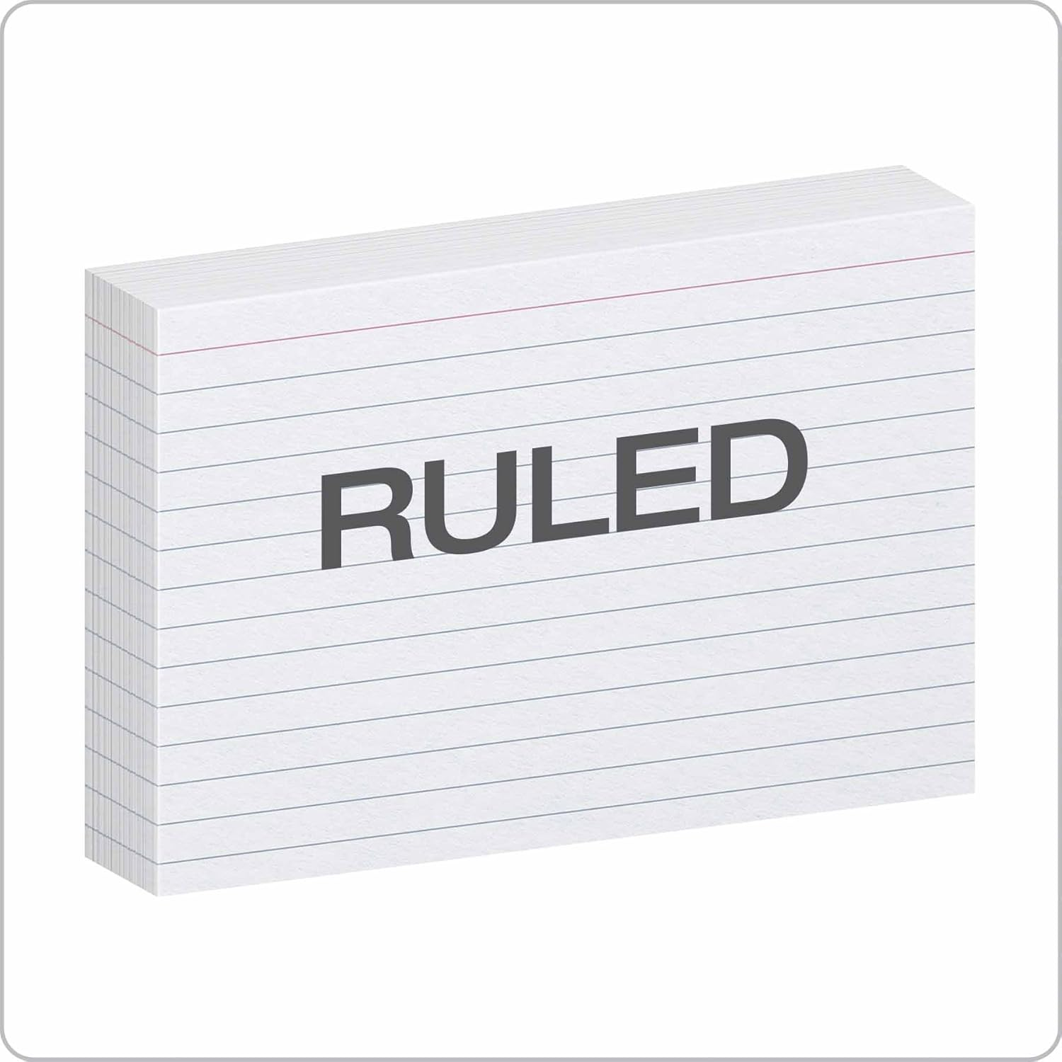 Oxford 41 (1000 PK) Ruled Index Cards, 4" X 6", White, 1,000 Cards (10 Packs of 100) (41) image number 6