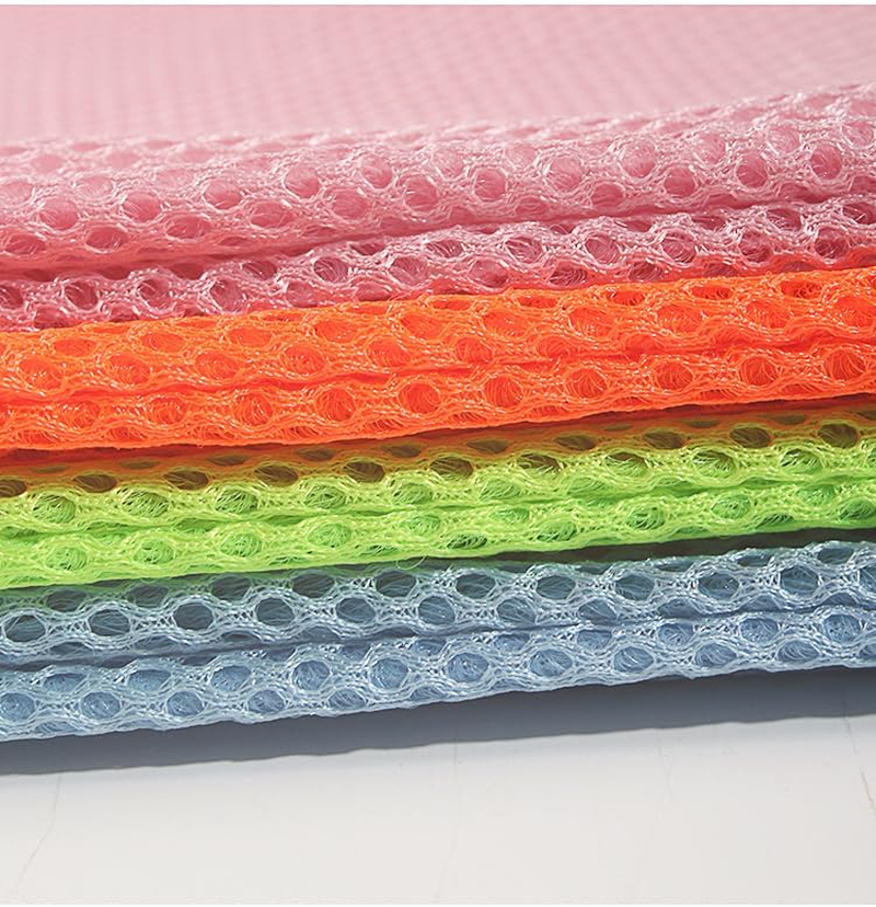 Yanmucy Cat Hammock Beds Breathable Mesh Cat Hanging Hammock Bed Summer Bilayer Pet Cage Hanging Bed for Cats Kittens Rabbits, 53X35Cm (Pink+Green) image number 4