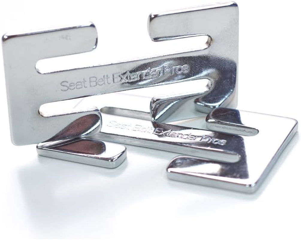 Frankie Seat Belt Adjusting Clip (Metal, 2-Pack) by Seat Belt Extender Pros