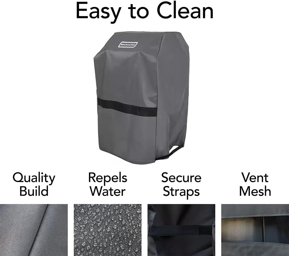 Kitchenaid 700-0891 Gas Grill Cover, Gray image number 4