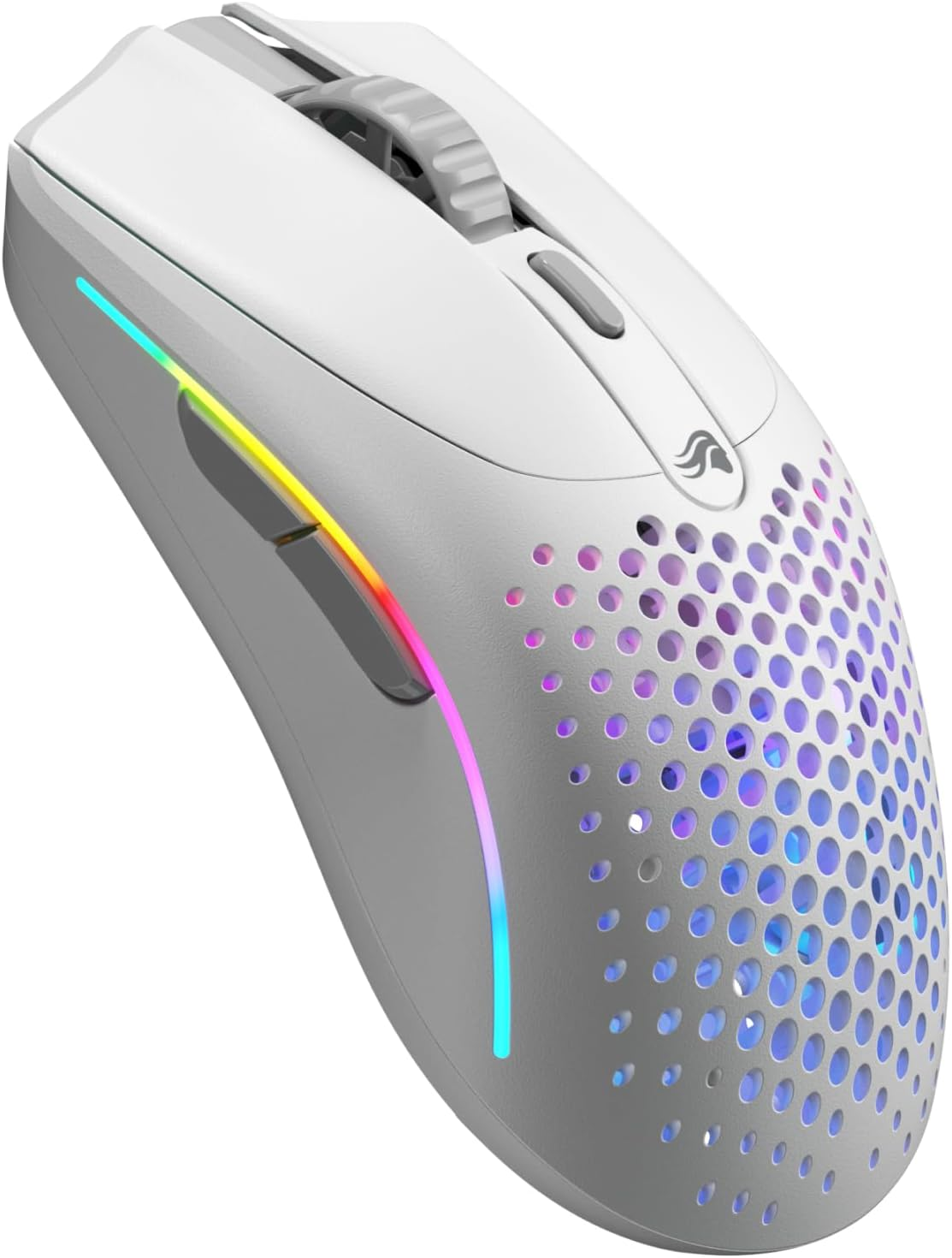 Glorious Gaming Model D 2 Wireless Gaming Mouse - Super Light 66G, up to 210H Battery, 26K Opt. Sensor, 6 Program Buttons, 80 Million Clicks, FPS, MMO, MOBA - Matte White
