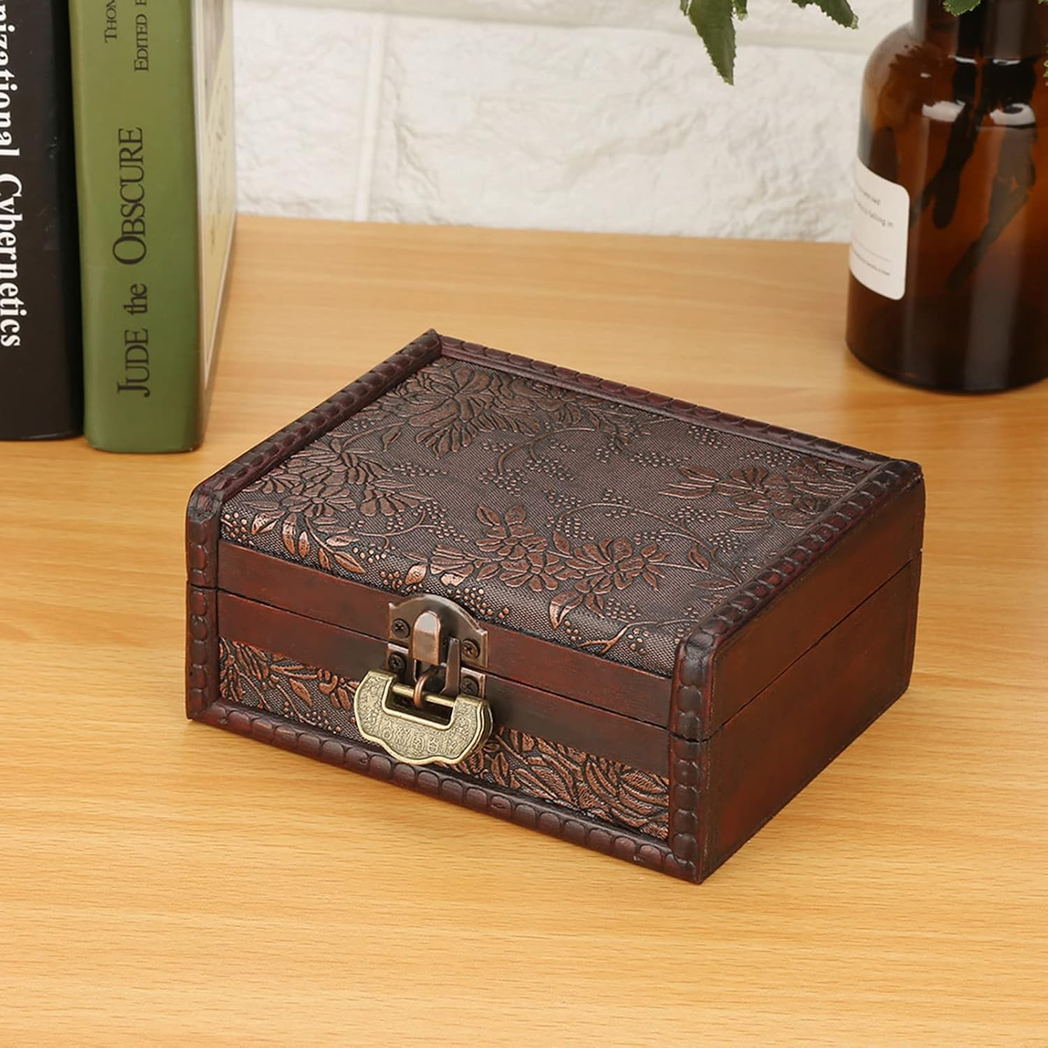 Vintage European Style Wooden Jewellery Box, Storage Case image number 6