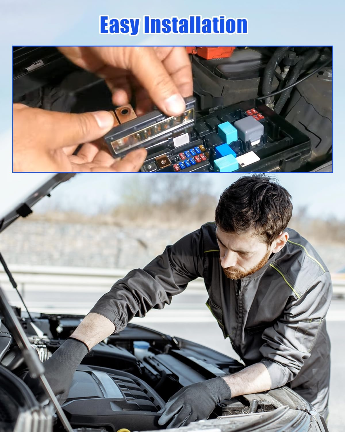 Multi Block Fuse Fit for Honda Civic 2016 2017 2018 2019 2020, Fuse Replace 38231-TBA-A01 38231TBAA01 image number 1