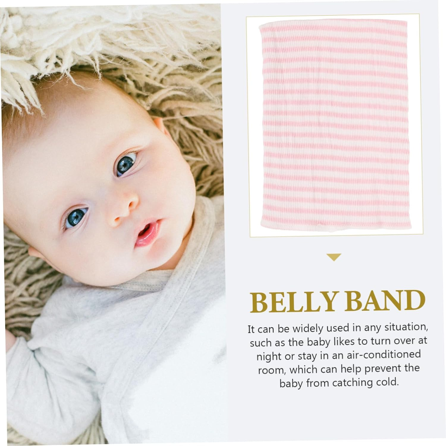 Belly Protection Bag Cotton Newborn Belly Band Cord Cover for Boy Girl Nursery Reusable Boy Girl Printed Navel Belt image number 5