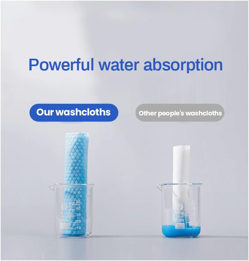 KEPTFIT Soft and Dry Wipe, 100% Cotton, Disposable Face Towel, Lint Free, Wet Use for Sensitive Skin, Facial Cleansing, Makeup Removal, Surface Cleaning (300 Count (Pack of 3)) 2 Pcs - 200 Count (Pack Of 2) image number 2