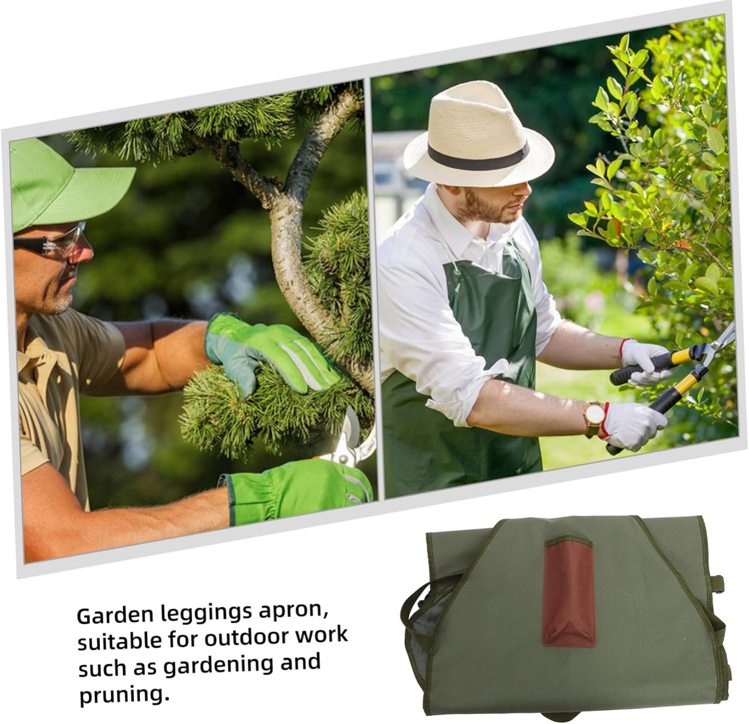 Gardening Apron with Pockets for Men and Women Oxford Cloth Garden Trimming Apron Berry Fruits Picking Pouch Practical Garden Supply for Outdoor Use