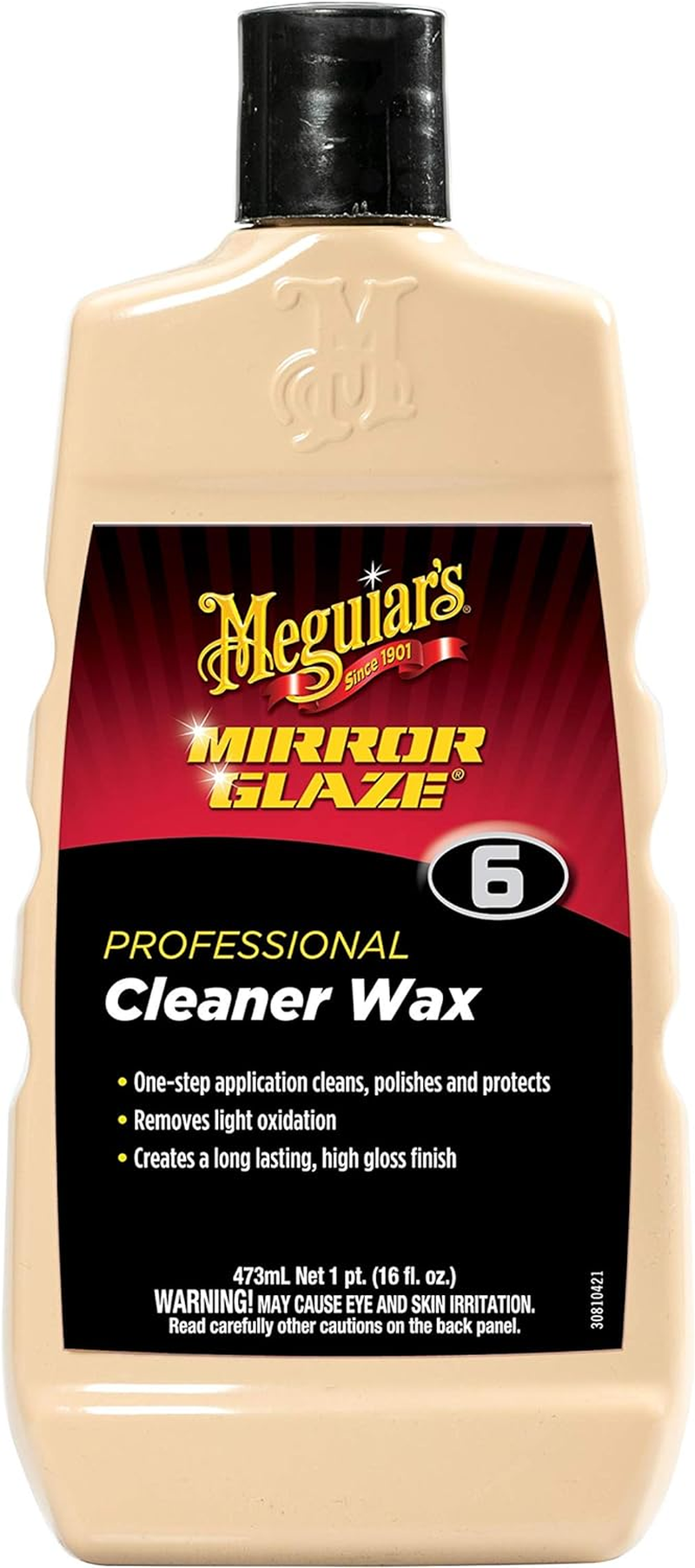 Meguiar'S M0616C Mirror Glaze Cleaner Wax, 16-Ounce, (Non-Carb Compliant) - 3.8 L (Pack Of 1), Quick Detailer image number 3
