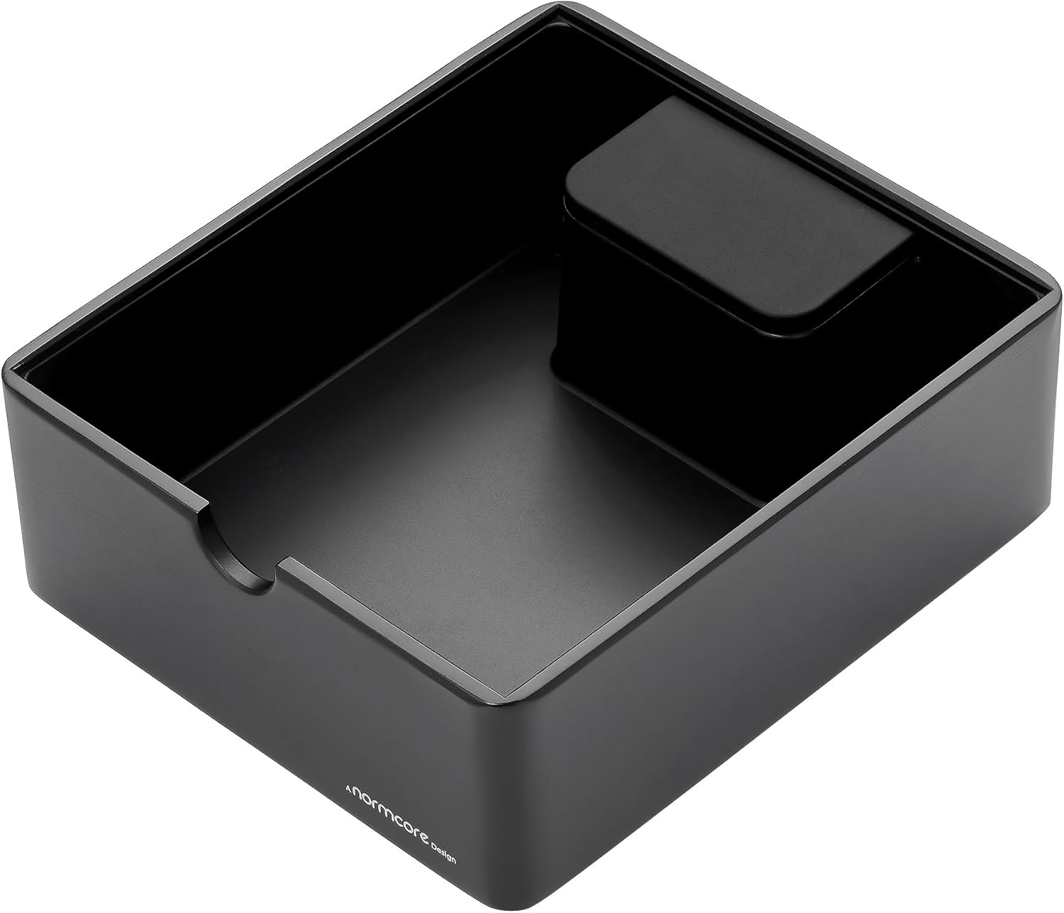 Normcore Espresso Tamper Holder, Wooden Coffee Tamper Station Base, Genuine American Black Ashwood Espresso Tamp Mat Holder Portafilters Stand Fit for 58Mm Espresso Accessories