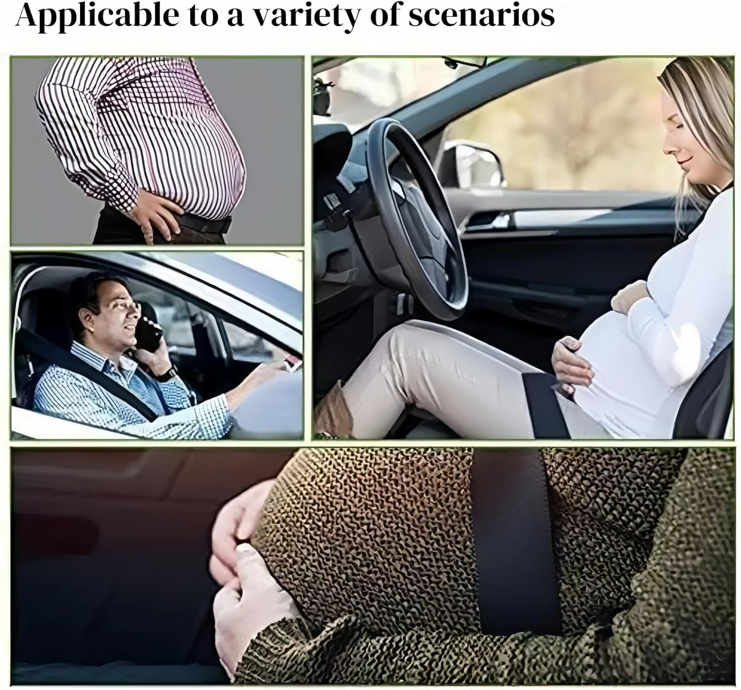 2 Pcs Universal Car Belt Shoulder Extender Strap Pad, 23CM Soft and Comfortable Shoulder Strap Accessory for Auto Interiors image number 2