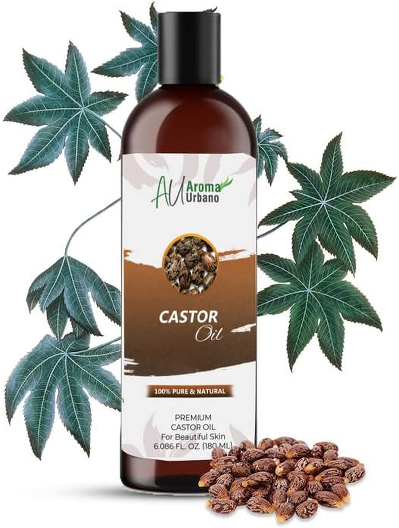 Aroma Urbano Castor Oil for Shine Hair, Skin Care, Moisturizing Dry Skin & Natural Oil (Castor Oil, 100 ML)
