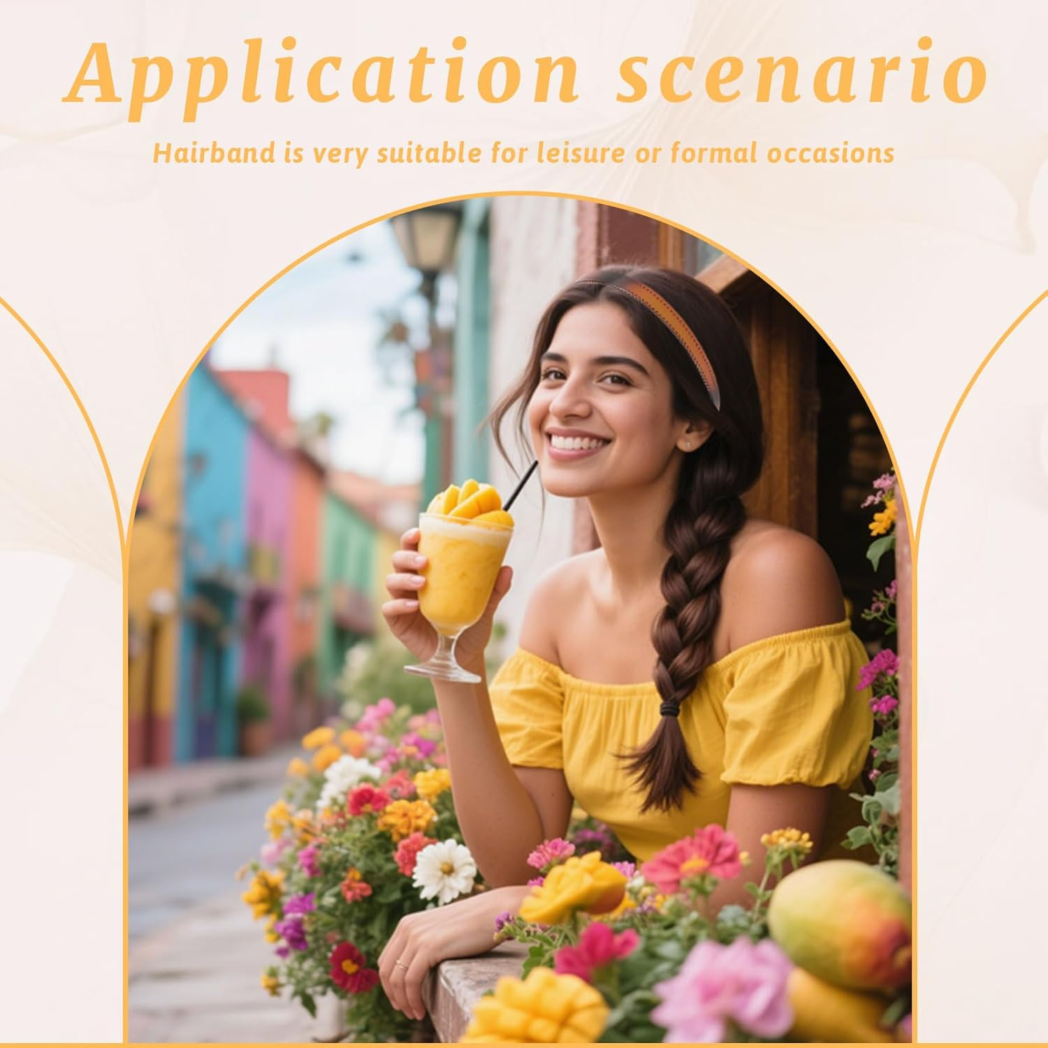 Xanthelle Headbands for Women, 6 Pieces Elegant Hairband for Back of Head, Women'S Hair Hoop, Sunglasses Headband image number 5