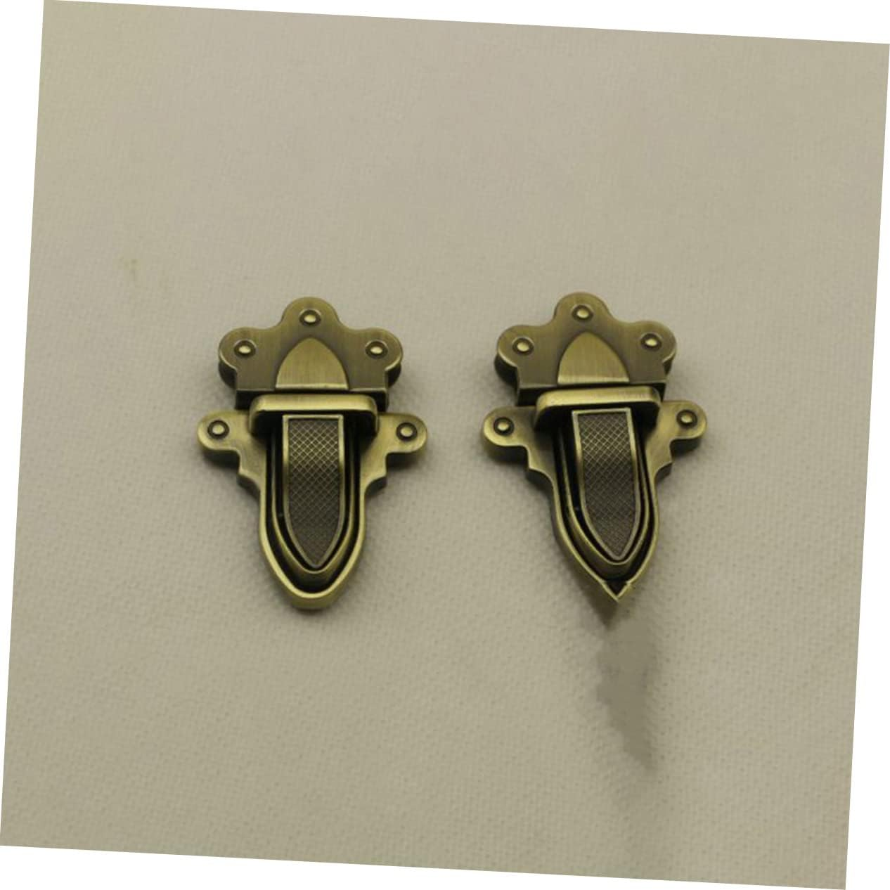 OATIPHO 4Pcs Metal Bag Closure Press Locks DIY Handbag Lock Accessories for Shoulder Bags Travel Purse Repair Replacement in Silver - Silver image number 4