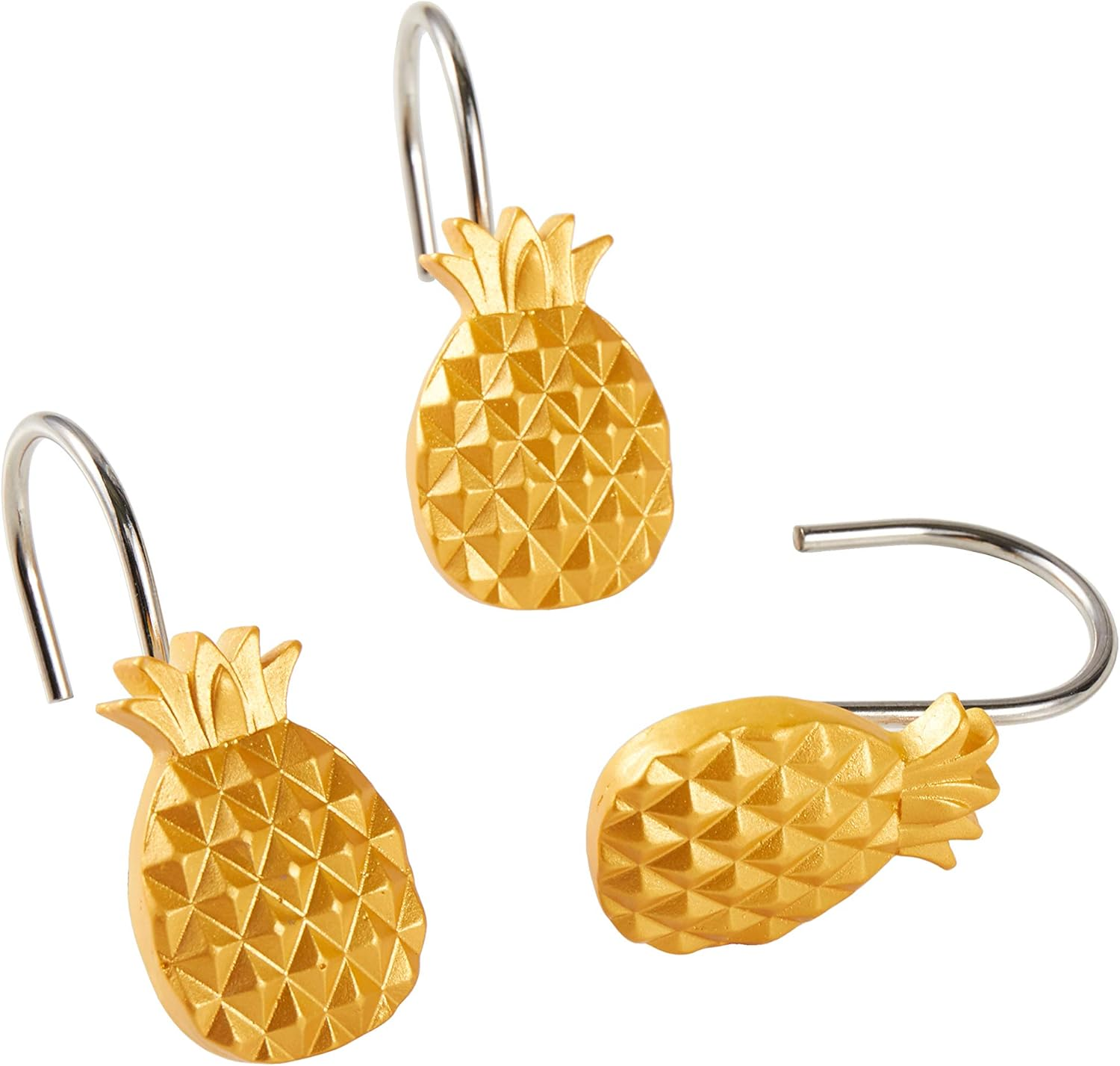 SKL Home by Saturday Knight Ltd. Gilded Pineapple Bath Towel, Navy image number 6