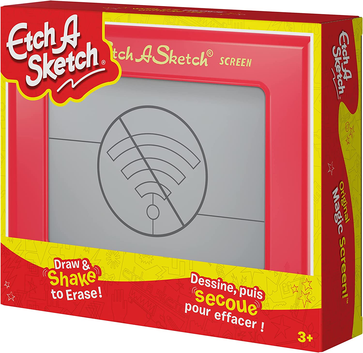 Etch a Sketch, Classic Red Drawing Retro Toy with Magic Screen, for Ages 3 and Up image number 6