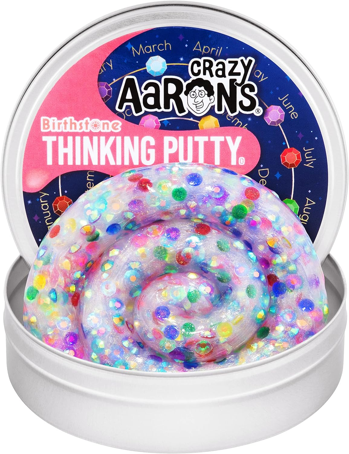 Crazy Aarons AP Birthstone Trendsetters Thinking Putty image number 3