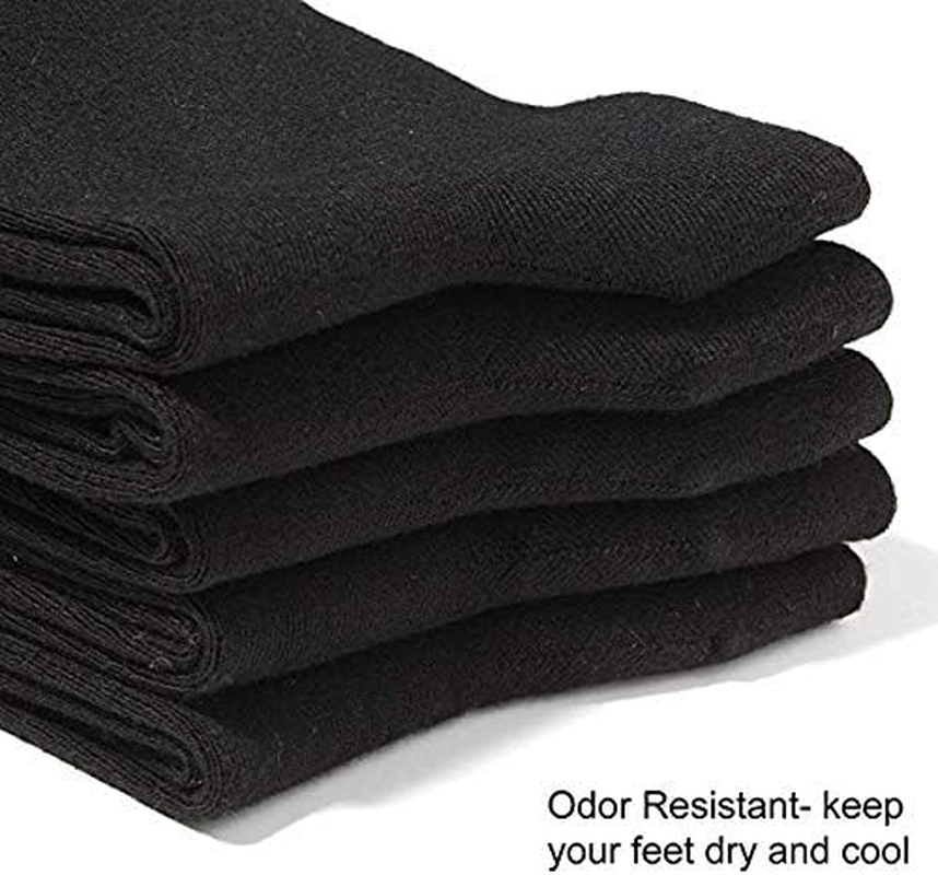 Bamboo Men Sock Breathable Sock Low Quarter Thin Ankle Sock Comfort Cool Soft Sock 5 Pairs image number 4