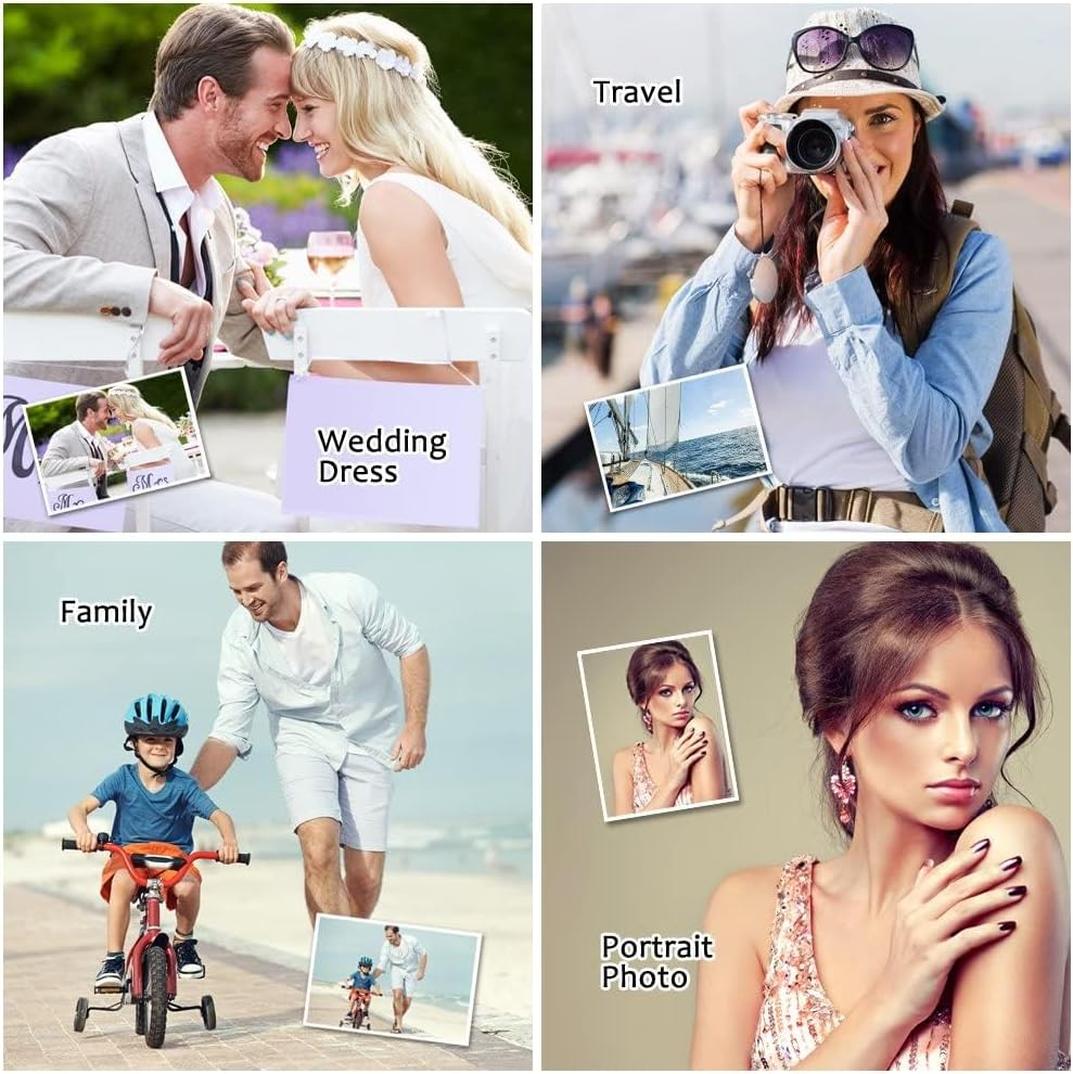 INKUWAY A3 60Sheets 240Gsm Glossy Photo Paper Inkjet Gloss for Photos Print Menu Poster Playbill DIY Cards Crafts Placard Printing image number 1