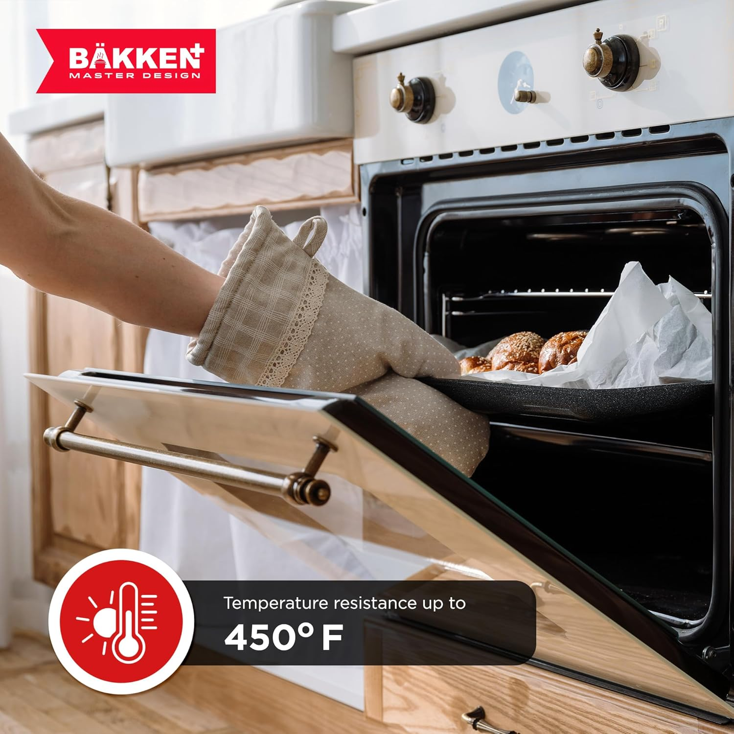 Bakken Swiss - Bakeware Set &ndash; 6 Piece &ndash; Stackable, Deluxe, Non-Stick Baking Pans for Professional and Home Cooking &ndash; Carbon Steel, Gray Coating image number 2