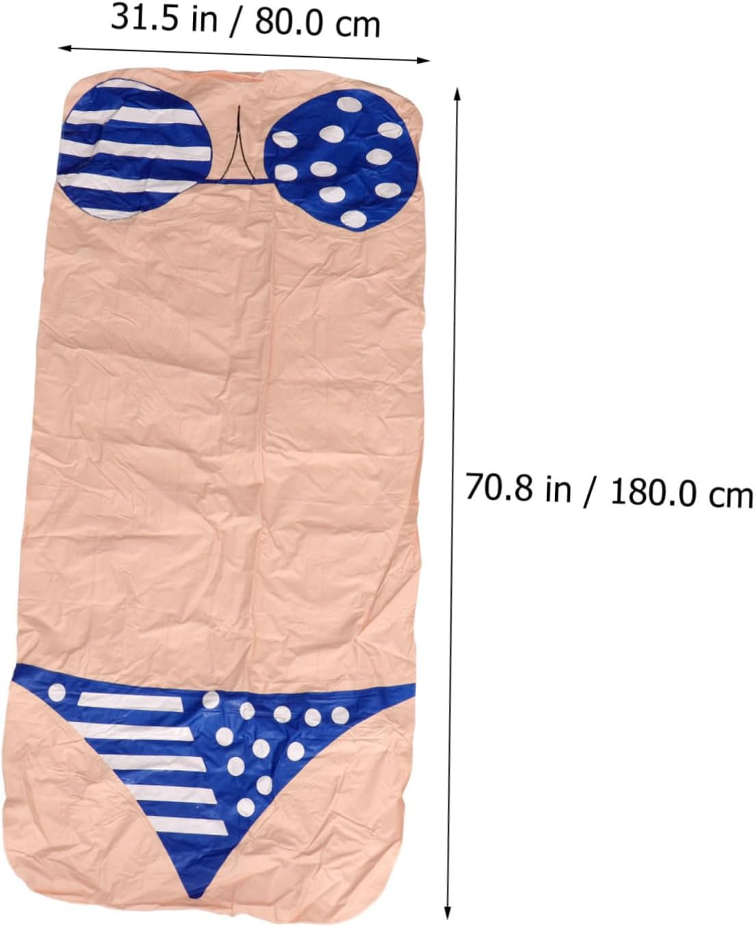 Ibasenice Inflatable Floating Bed for Swimming Bikini Style Swimming Mat Inflatable Swim Bed for Pool Relaxation Floating Cushion for Adults Use as in Pool image number 4