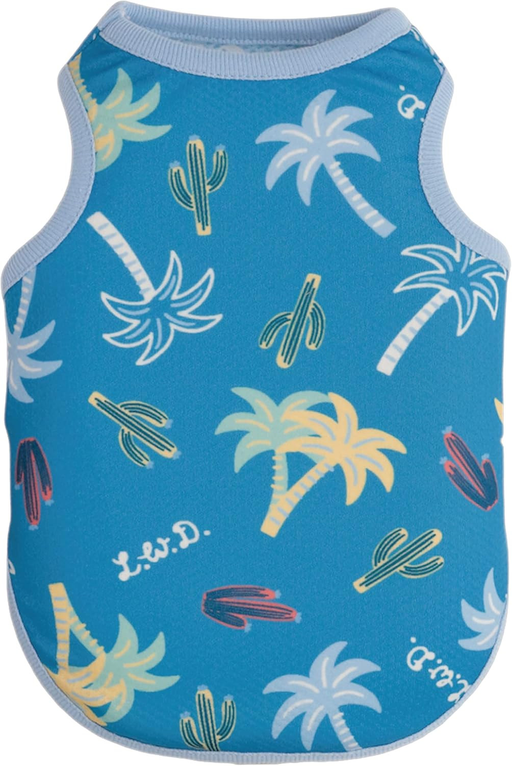 Dog Life Bug Guard Aloha Tank Blue Dog Medium image number 1