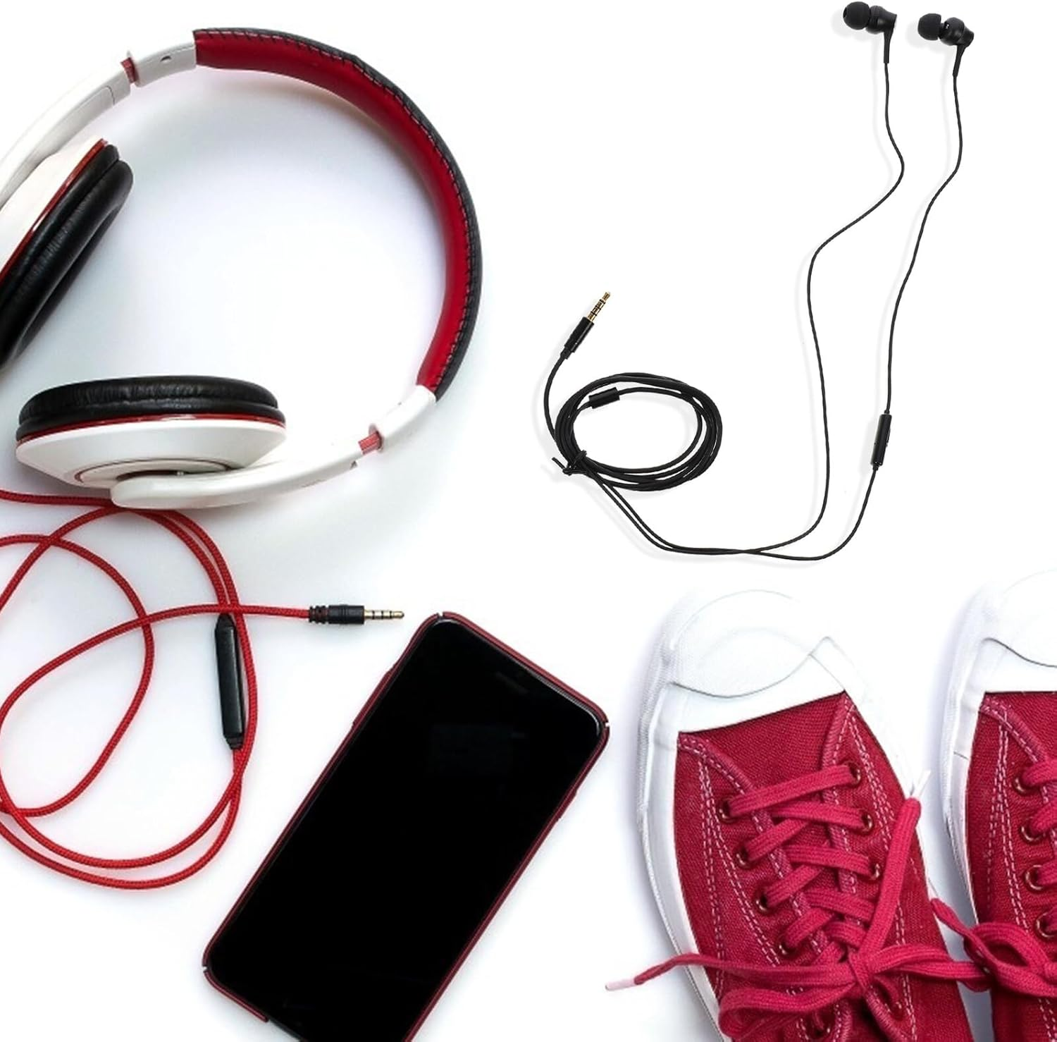 UTHCLO In-Ear Earphones with 3.5Mm Jack Wired Headphone Earbuds for Smartphones Laptops Tablets, Compatible with Audio Devices, Random Color image number 6