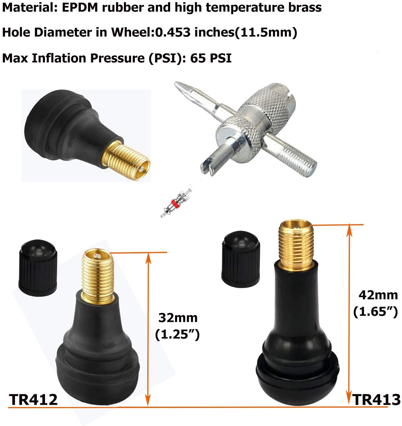Dr.Roc Tire Spoons Lever Iron Tool Kit Motorcycle Bike Professional Tire Change Kit W/Bag - 14.5+11+ 2 Rim Protectors