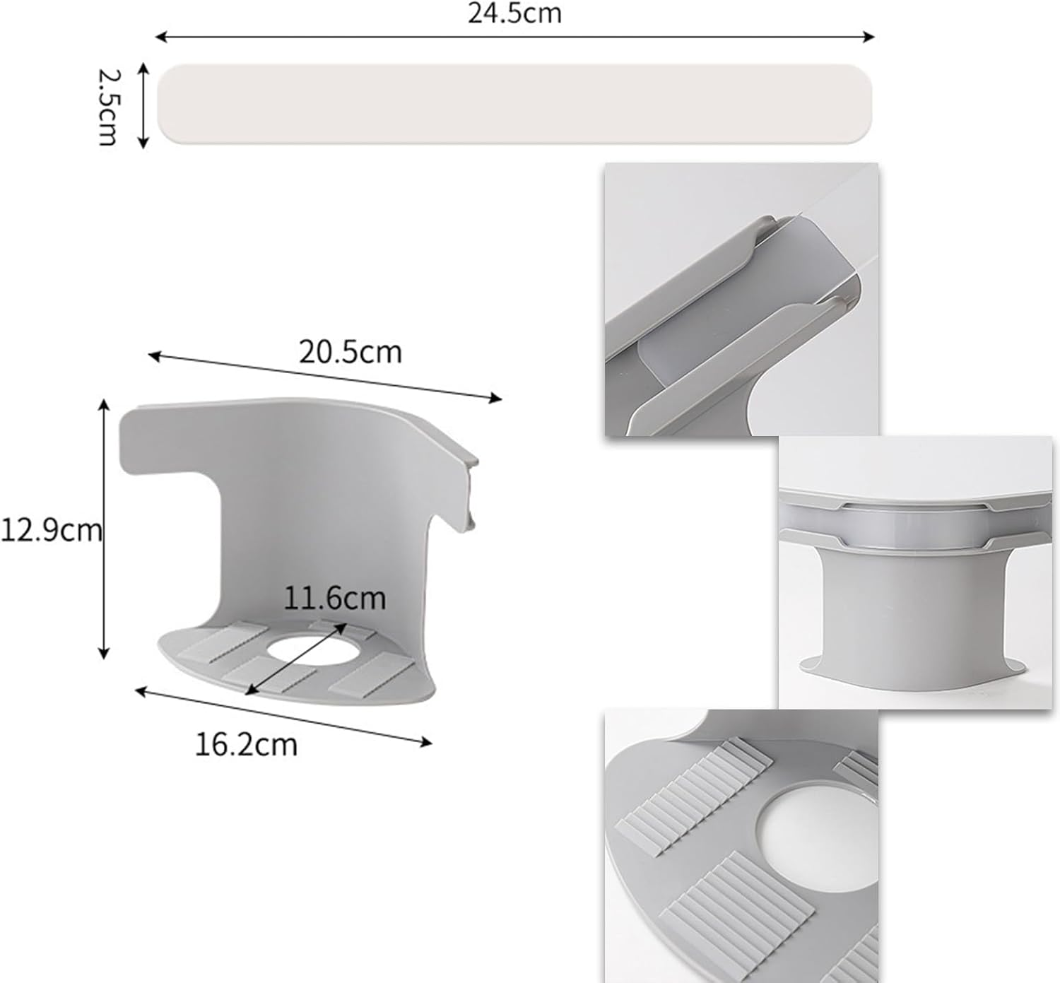 4-Pack Bed Sheet Holder Clips - No-Slip Fitted Sheet Fasteners & Duvet Stabilizers | Grey Anti-Shift Grippers for Mattress image number 3