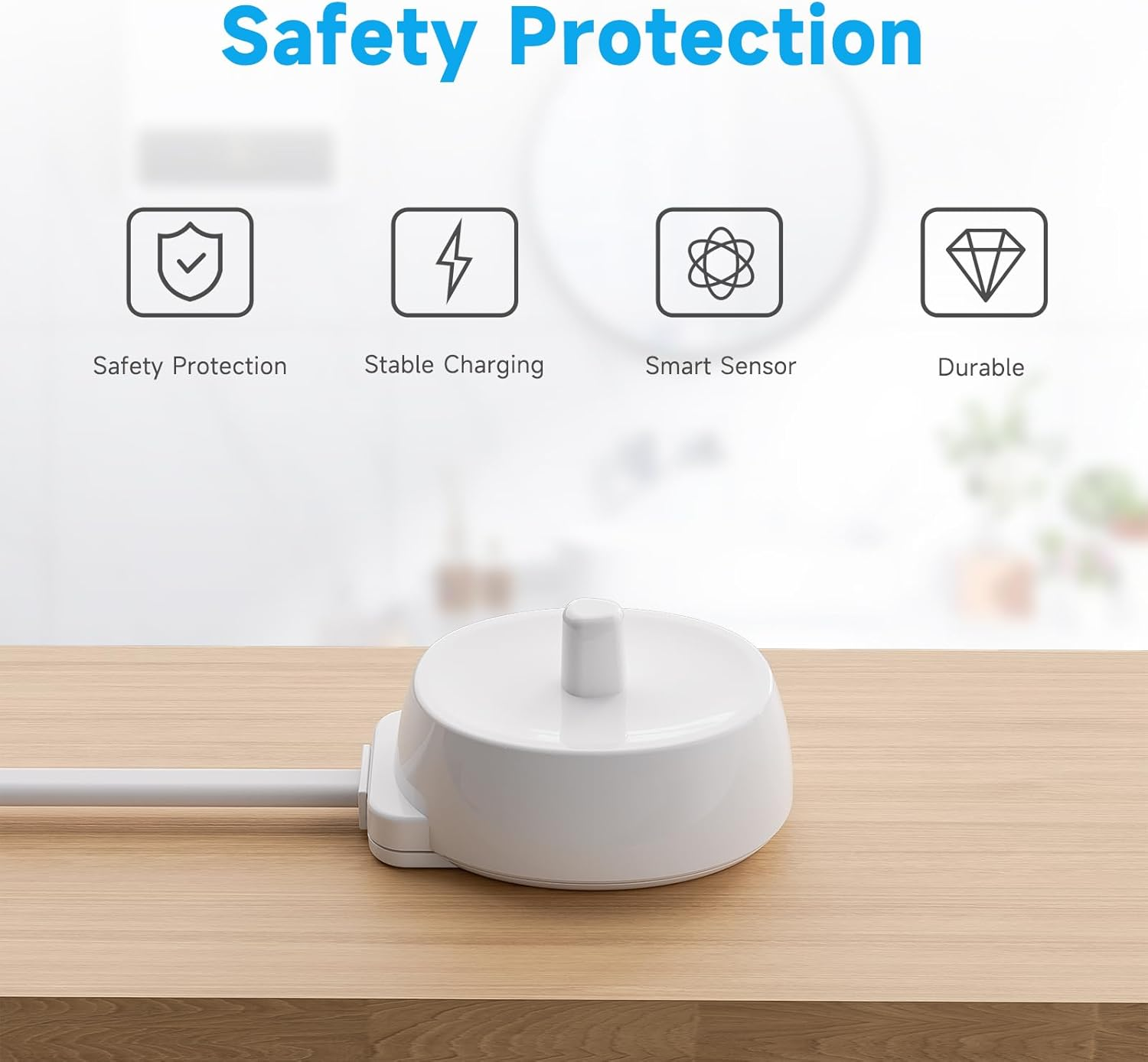 Meliya Electric Toothbrush Charger for Braun Oral-B 3757, Replacement Charger Compatible with Braun Oral-B Pro/Vitality/Smart/Genius/Io Series 6 (Oral-B 3757) image number 6