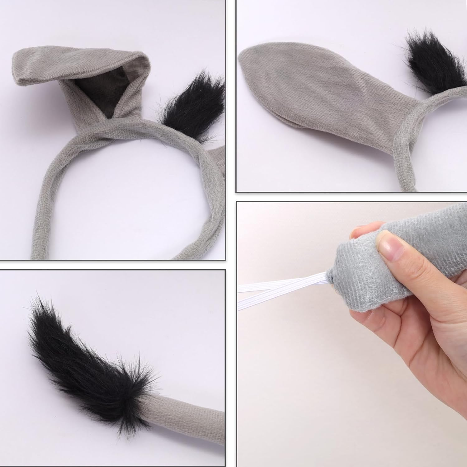 Halloween Costume Animal Tutu Ears Headband Tail Fancy Dress Costume image number 1