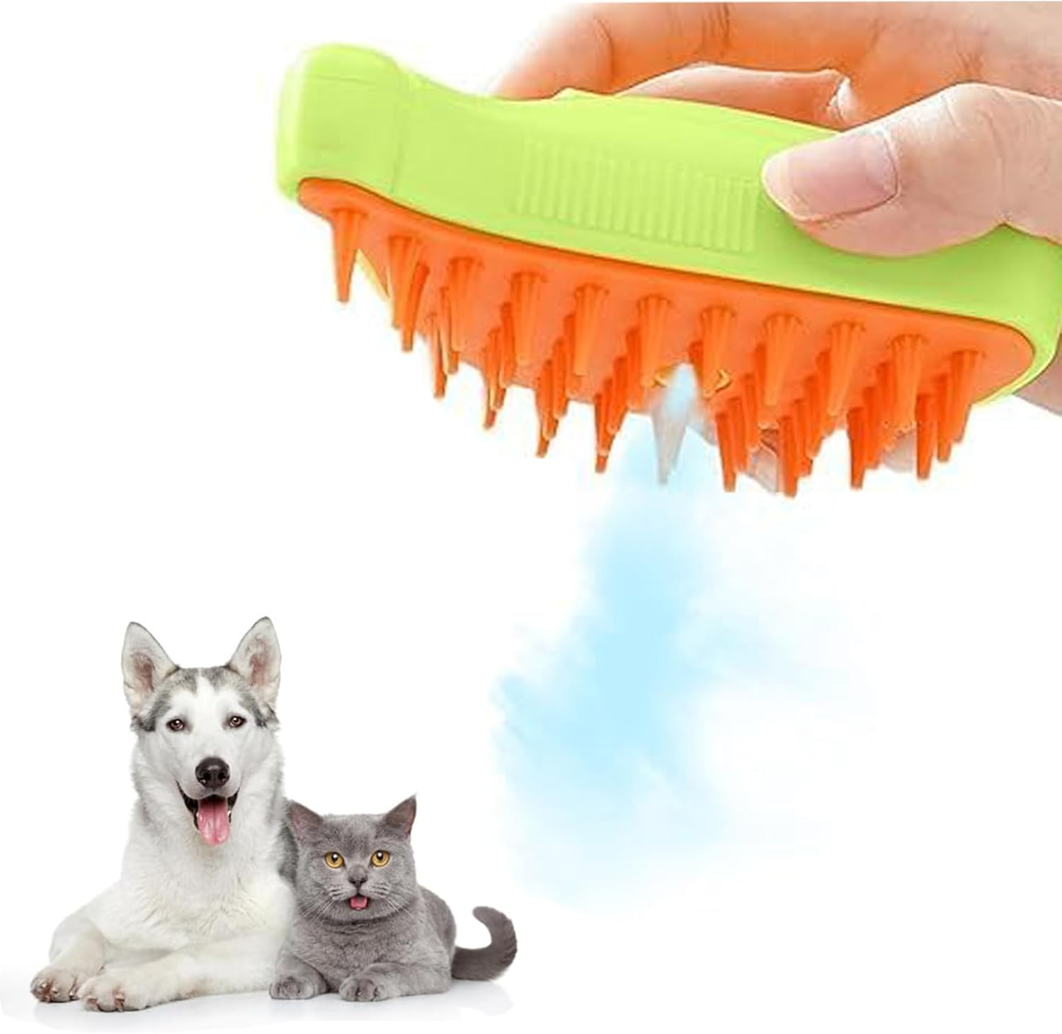 Dog Cat Brush with Steam 3 in 1 Massage Comb for Cats Rechargeable Cat Brush Massage Cat Hair Brush for Tangled and Loose Hair image number 1